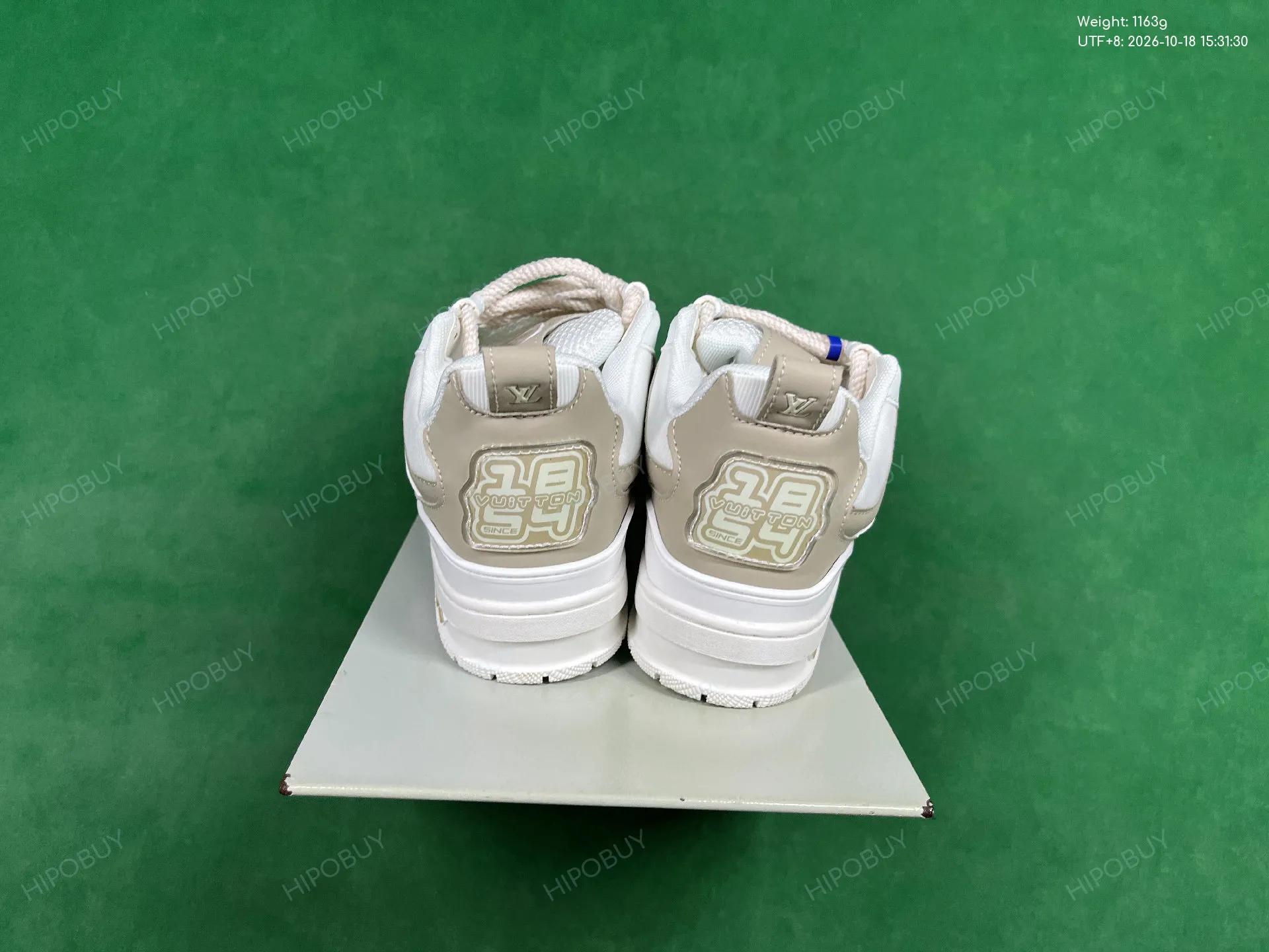 Foto QC 3 de Louis Vuitton LV Skate Grained Leather Low Monogram Flower Blue