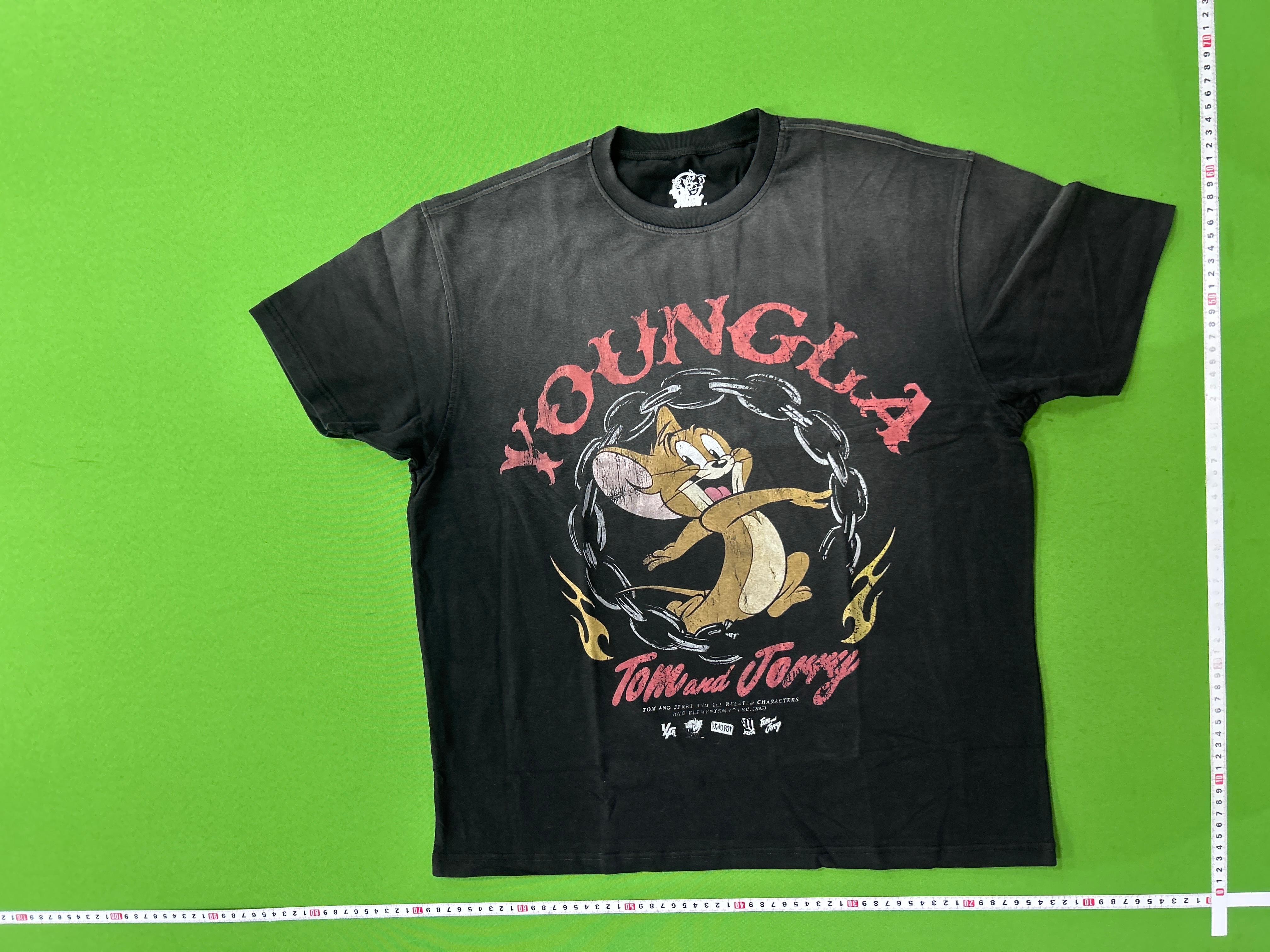 Foto QC 7 de YoungLA x Tom & Jerry 4082 T-shirt Fight Time Beige