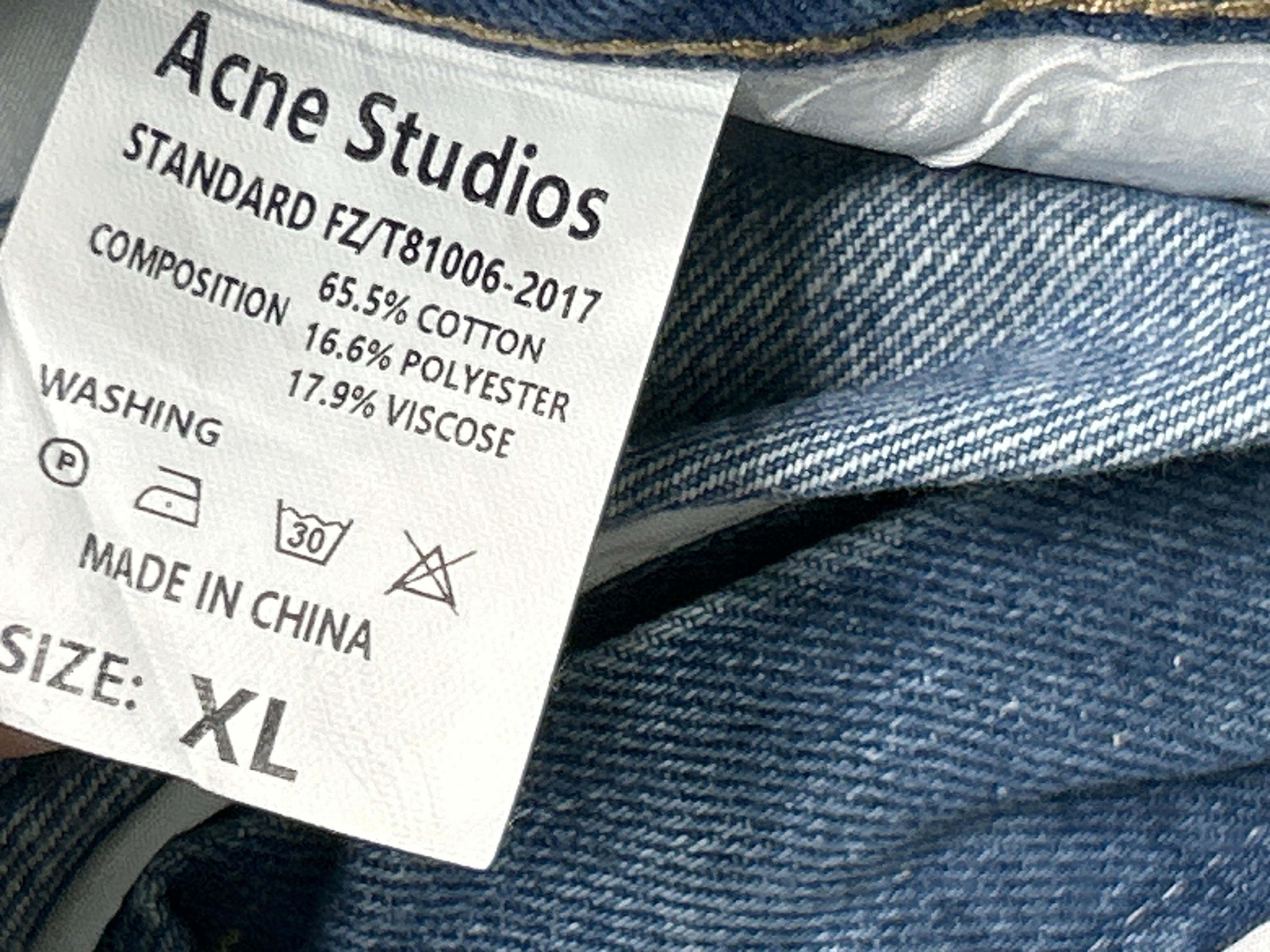 Foto QC 2 de Acne Studios Gallery Jeans Washed Flare Black Blue