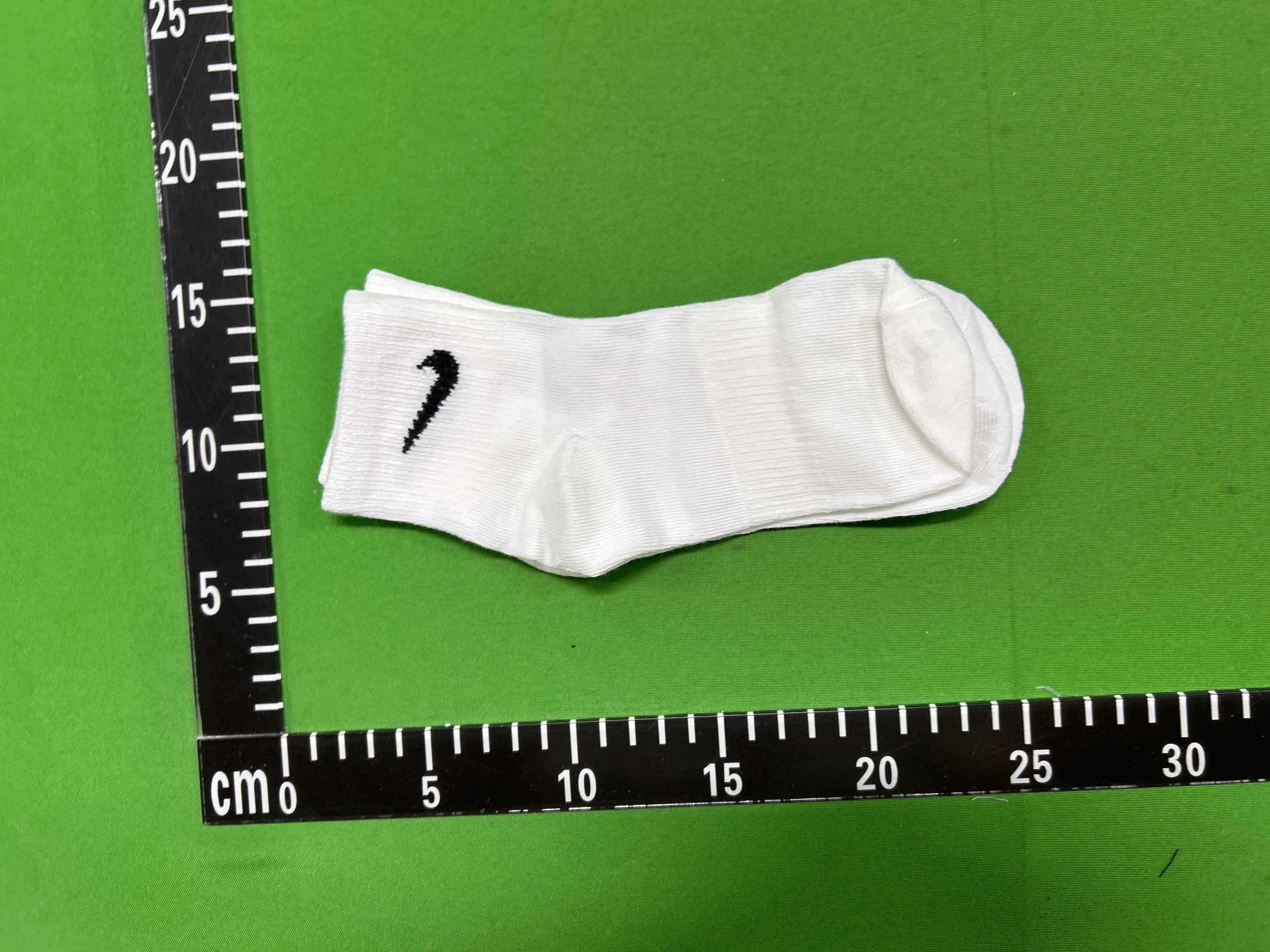 Foto QC 7 de Nike Just Do It Crew Socks Swoosh Black White