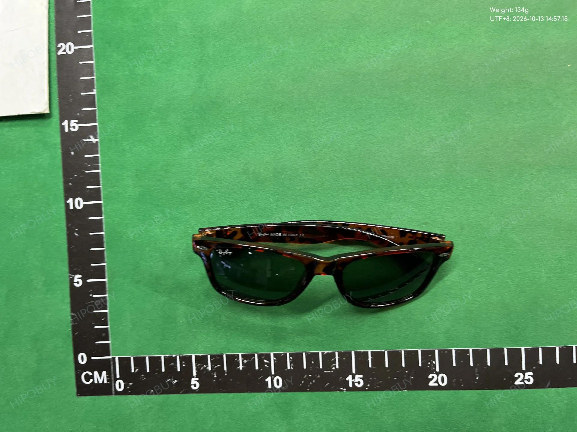 Foto QC 1 de Ray-Ban Wayfarer Acetate Sunglasses Black Black (RB2140-901)
