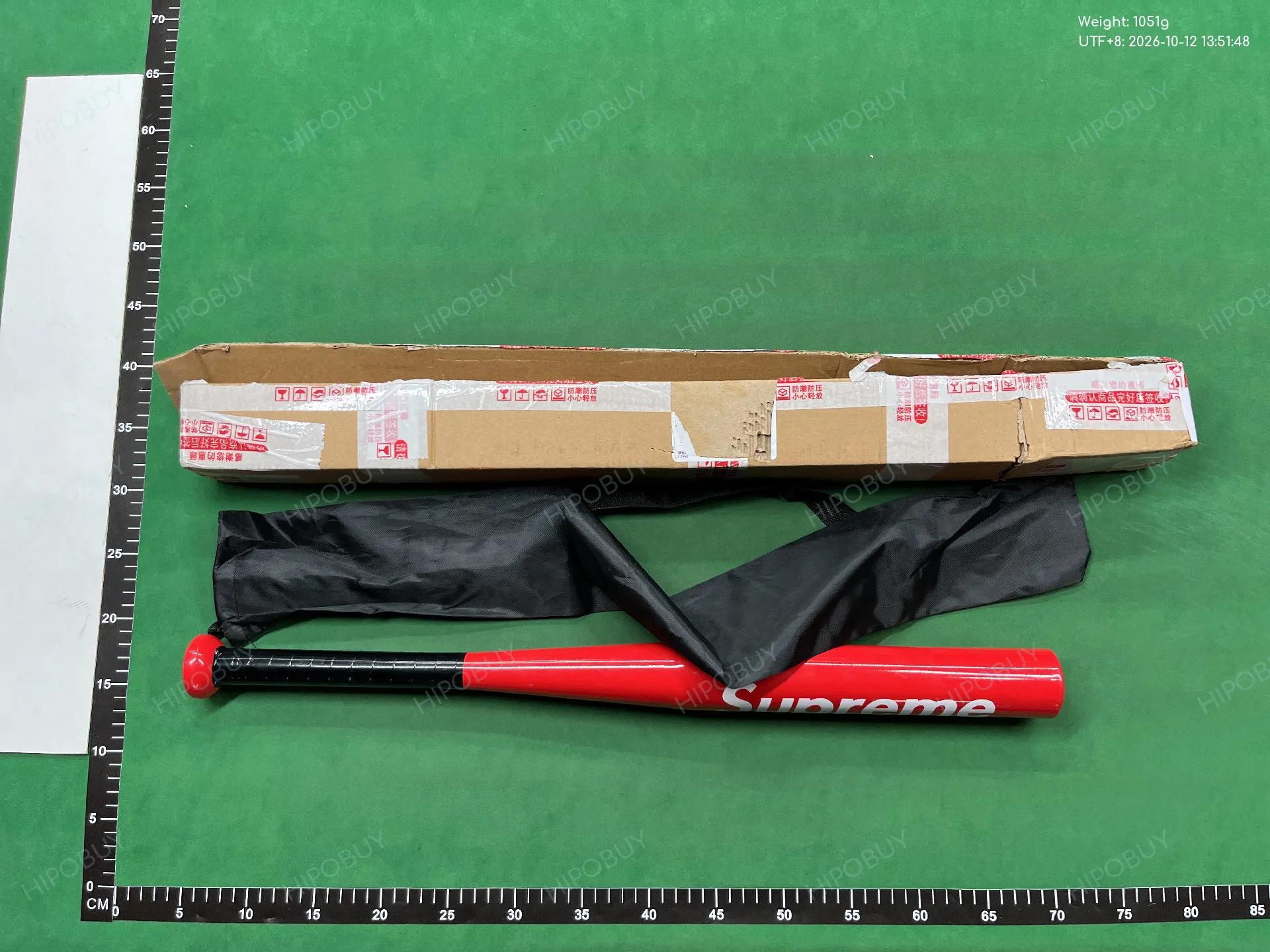 Foto QC 6 de Supreme Logo 30 Inch Diamond Black Alloy Steel Baseball Bat