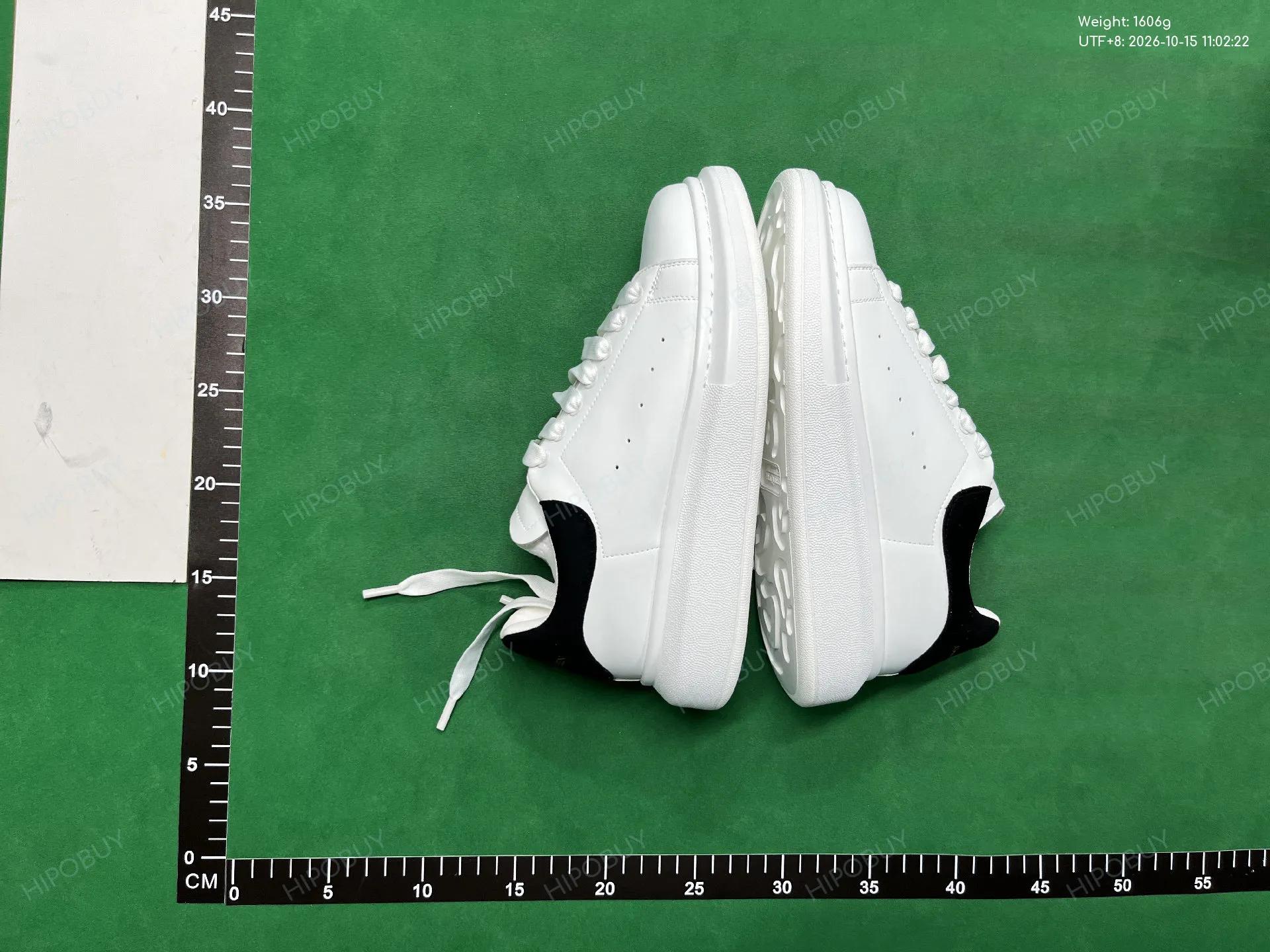 Foto QC 5 de Alexander McQueen Oversized Leather Platform Sneakers Black YUTB0604ZXL