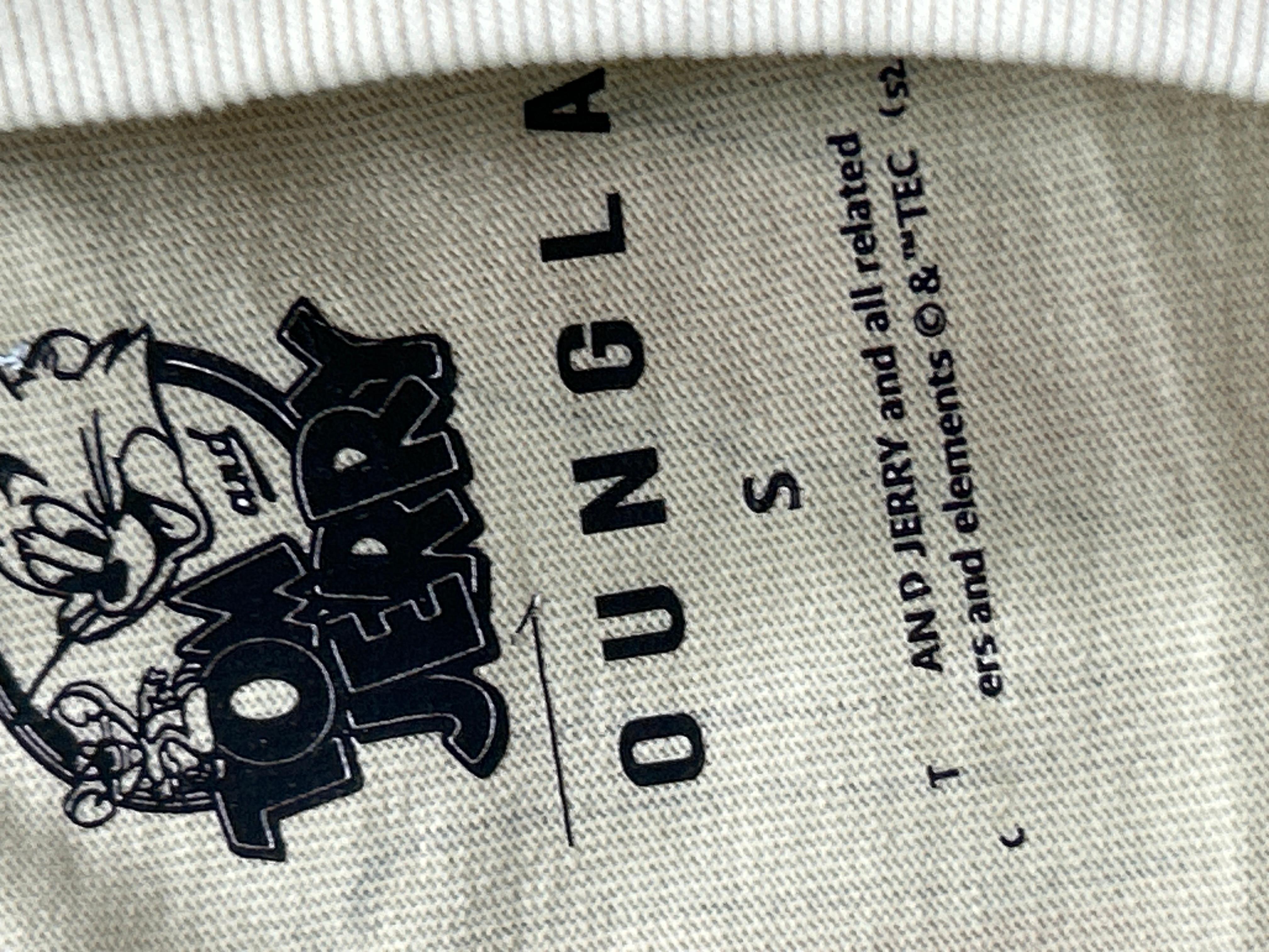 Foto QC 2 de YoungLA x Tom & Jerry 4082 T-shirt Fight Time Beige