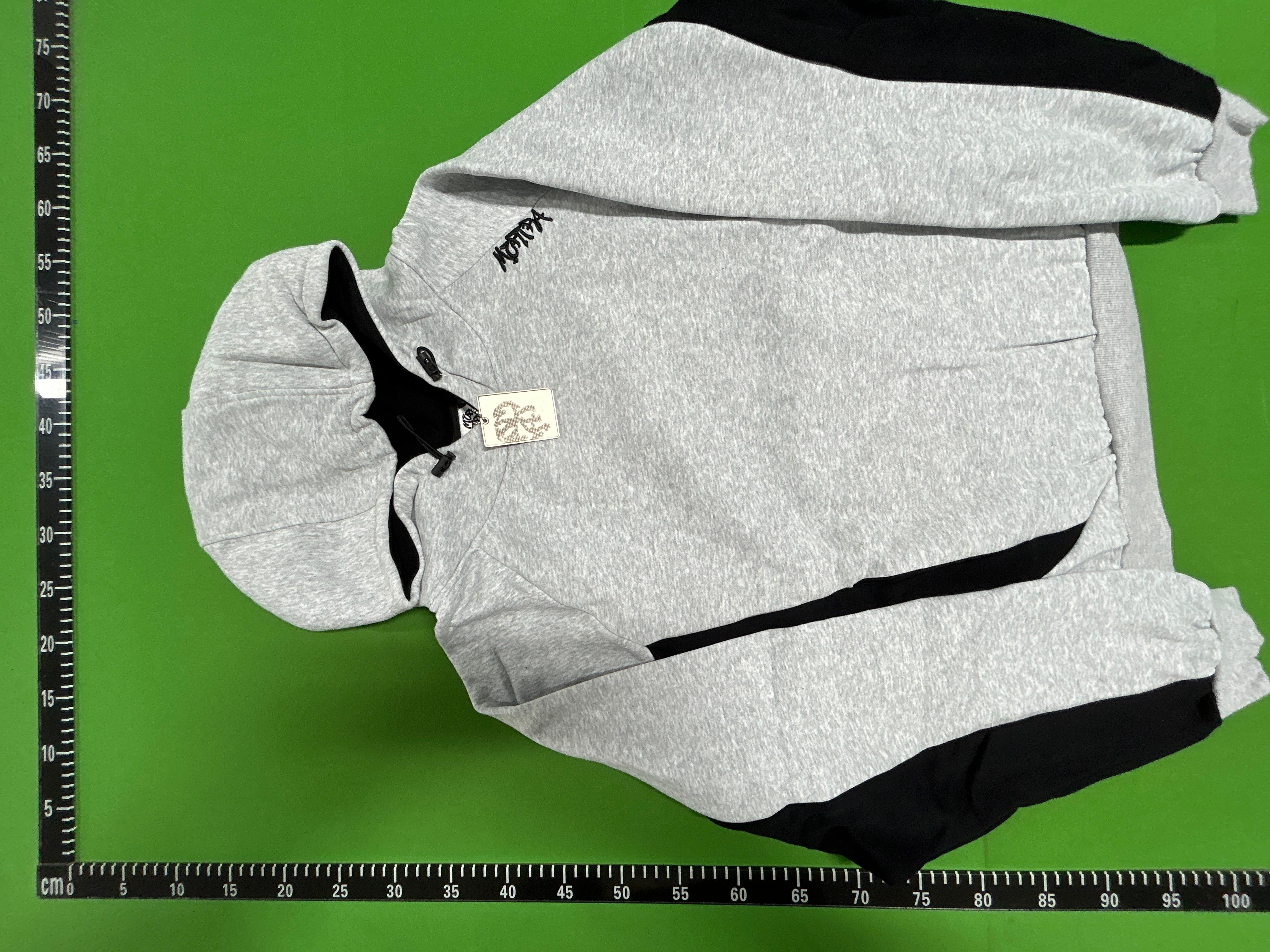 Foto QC 4 de Mertra Me-P069 Sweatpants Splicing Embroidered Iron Gray