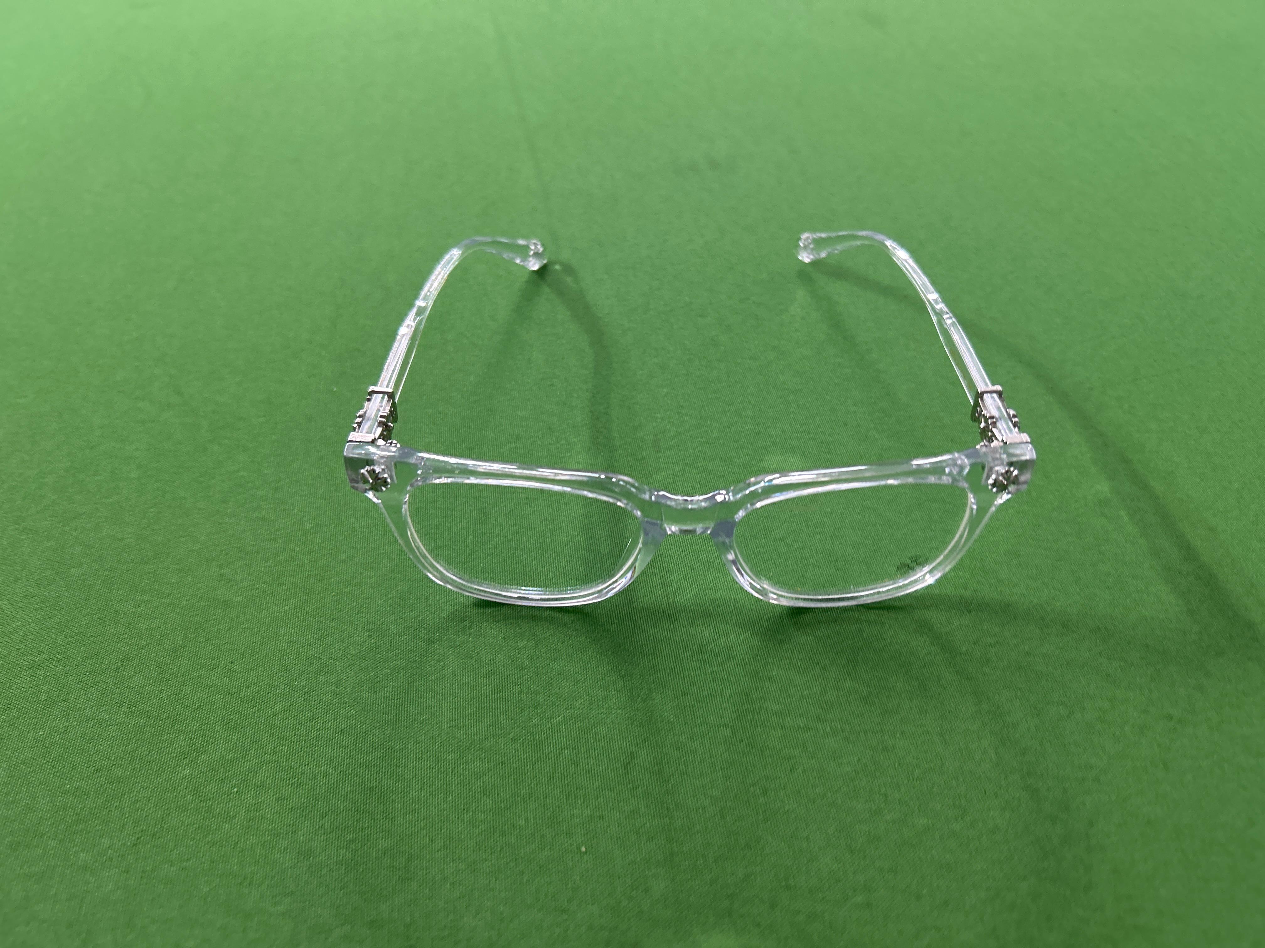 Foto QC 5 de Chrome Hearts Cox Ucker Square-Frame Acetate Eyeglasses Clear Clear (2273)