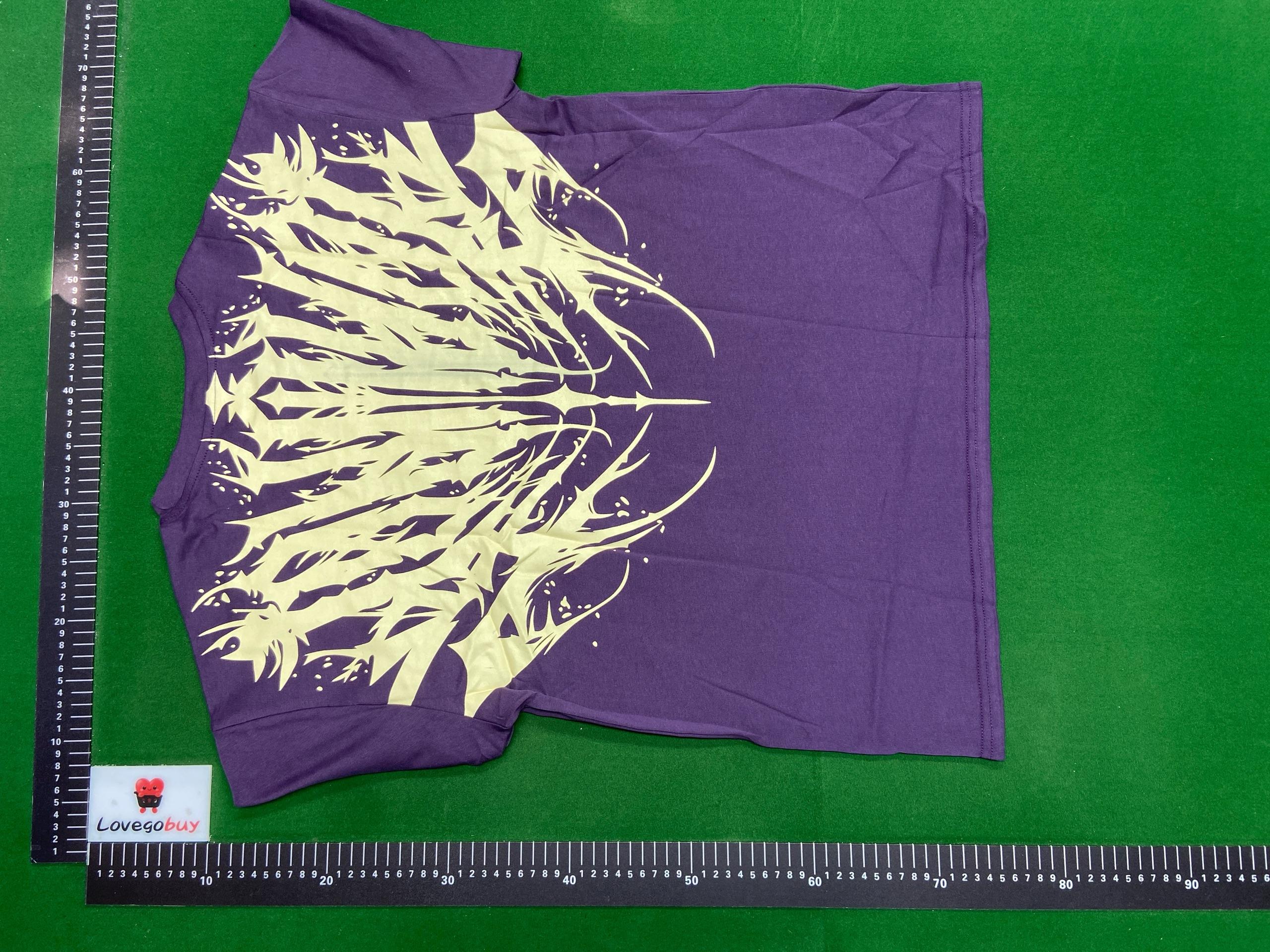 Foto QC 3 de YOUNGLA T-shirt Gothic Graphic Charcoal