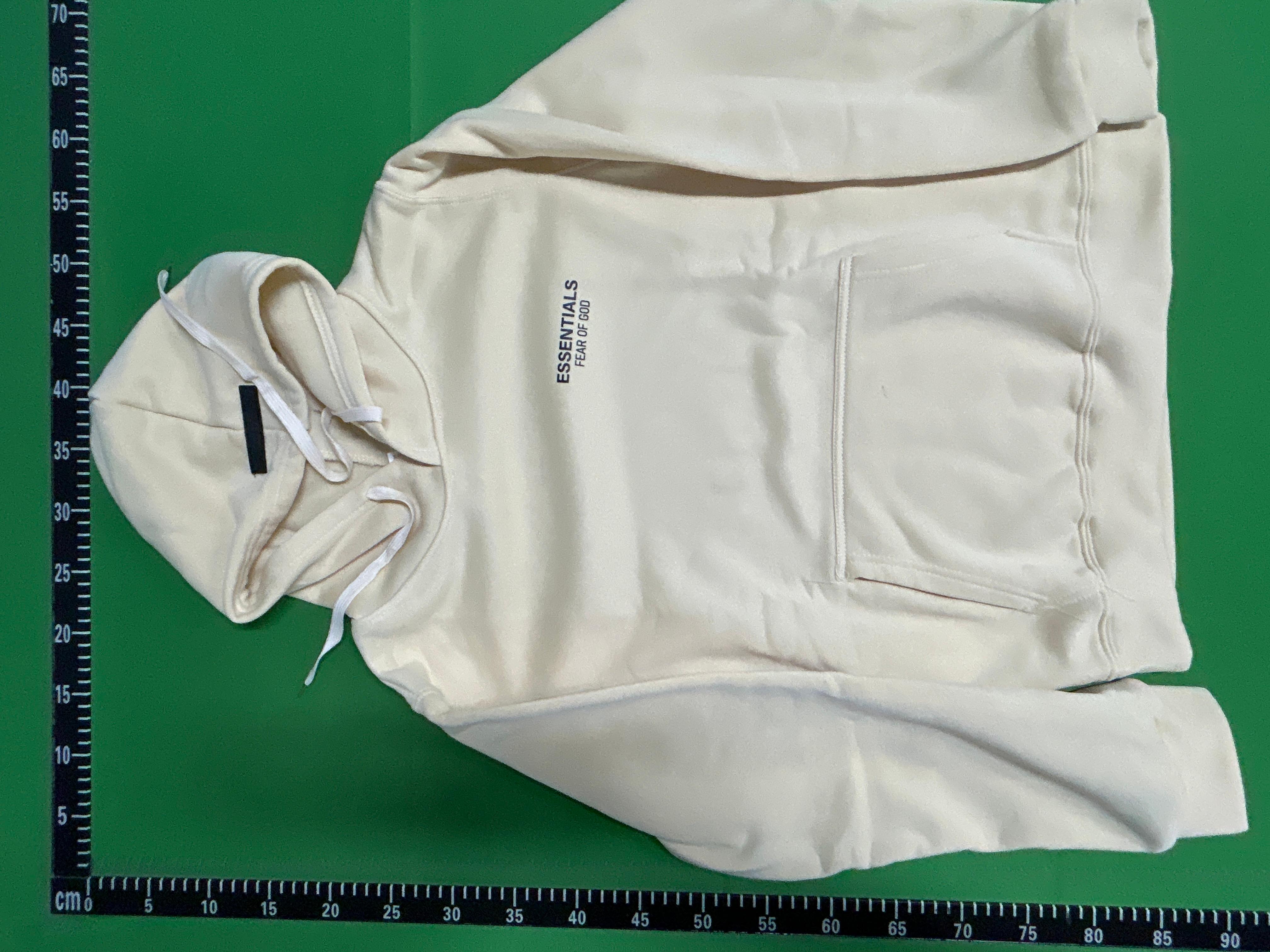 Foto QC 7 de Fear of God Essentials Essentials Hoodie Heather Oatmeal