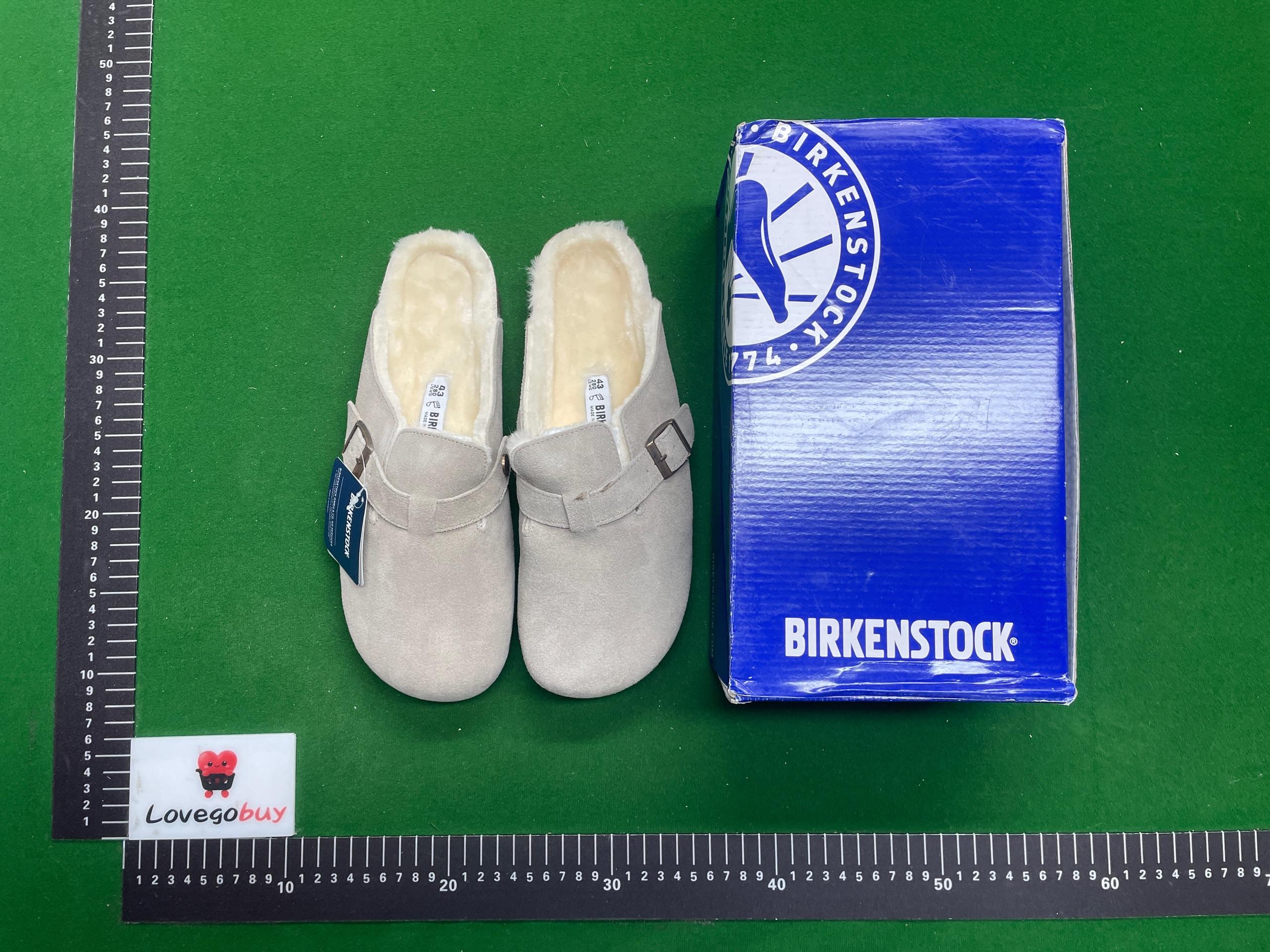 Foto QC 3 de Birkenstock Boston Shearling Taupe Suede