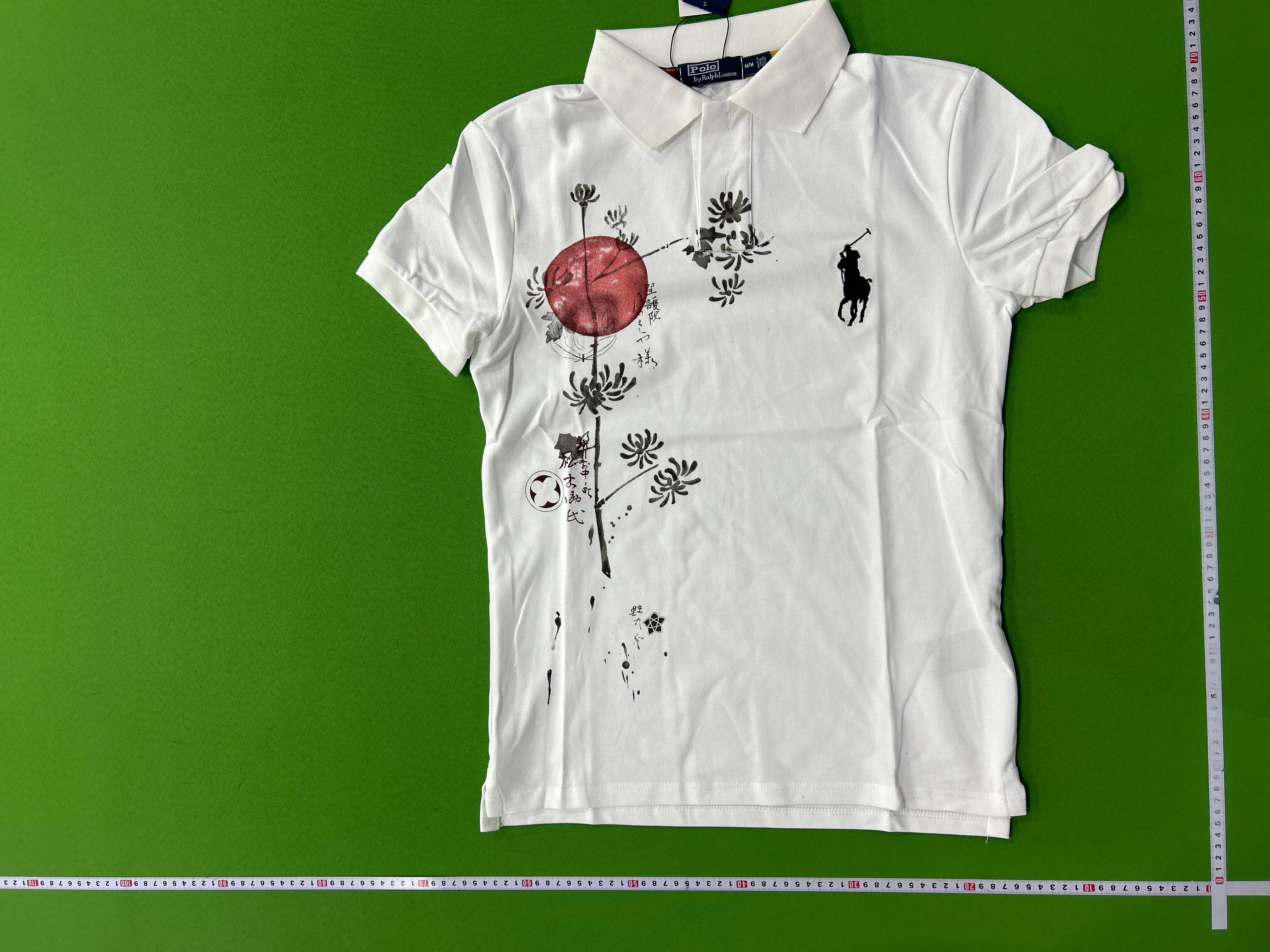 Foto QC 4 de Polo Ralph Lauren Shirt Rising Sun Japanese Graphic White