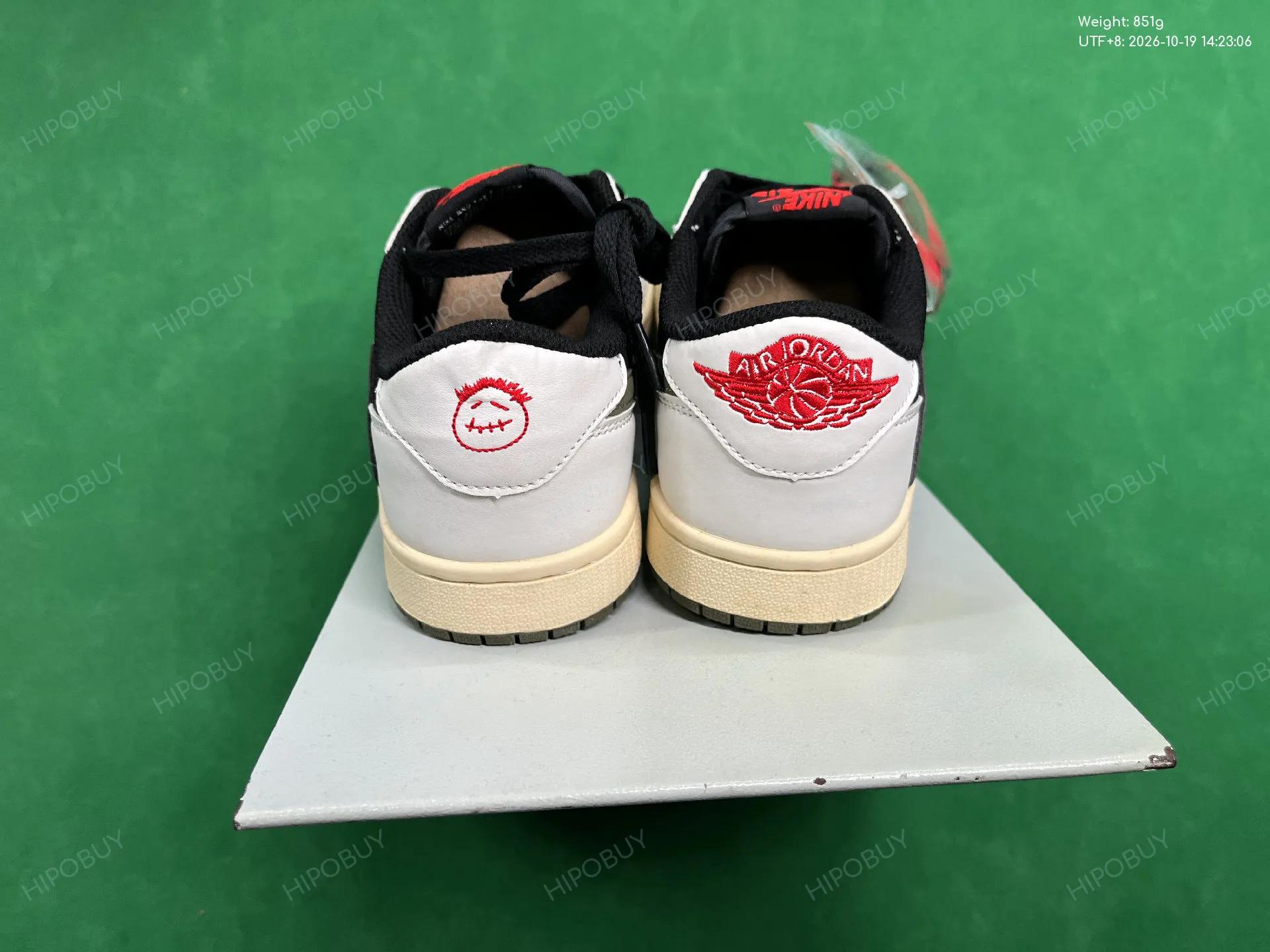 Foto QC 3 de Jordan 1 Retro Low OG SP Travis Scott Dark Mocha CQ4277-001