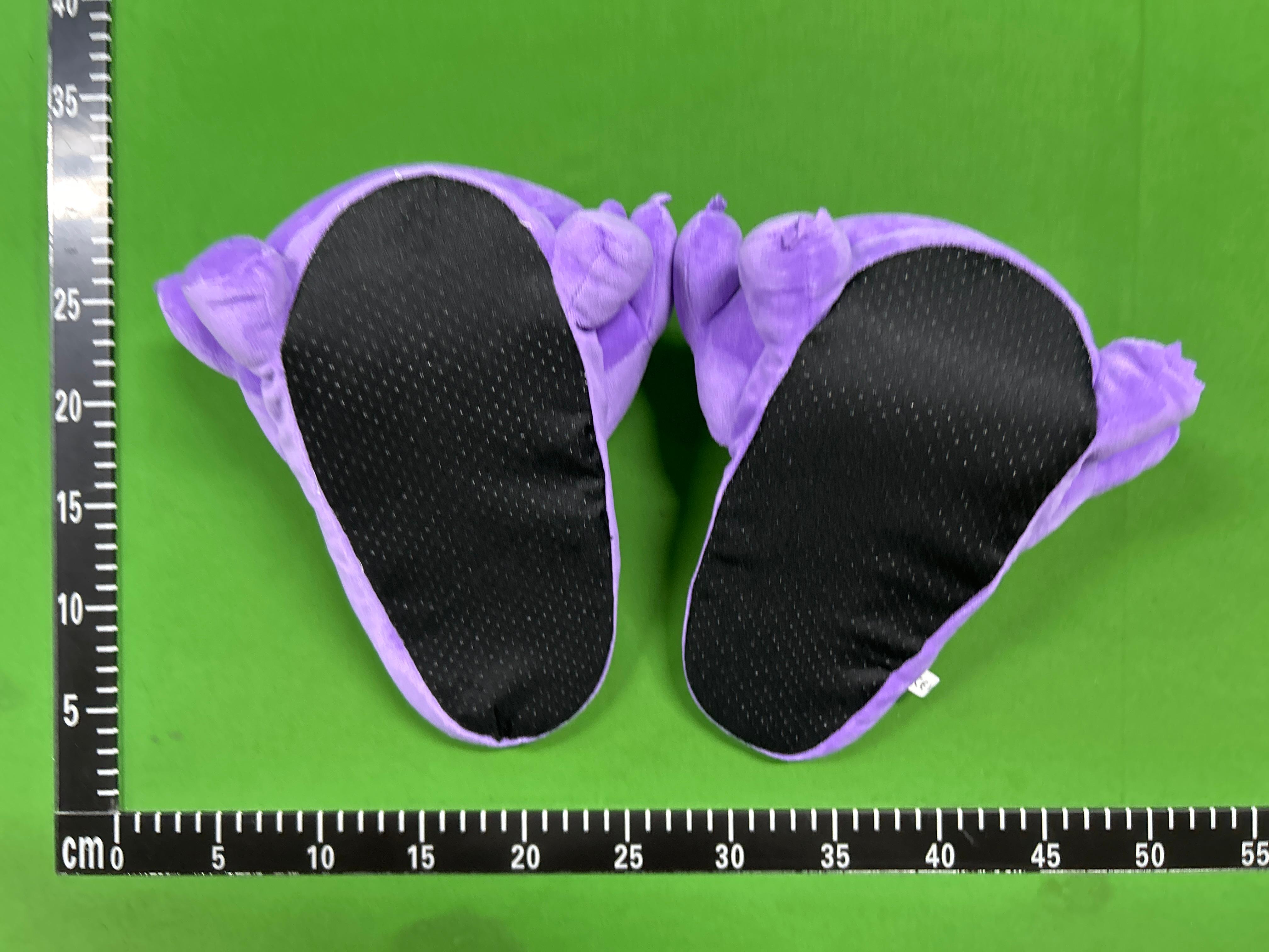 Foto QC 7 de Super Mario Piranha Plant Plush Slippers Red/Green
