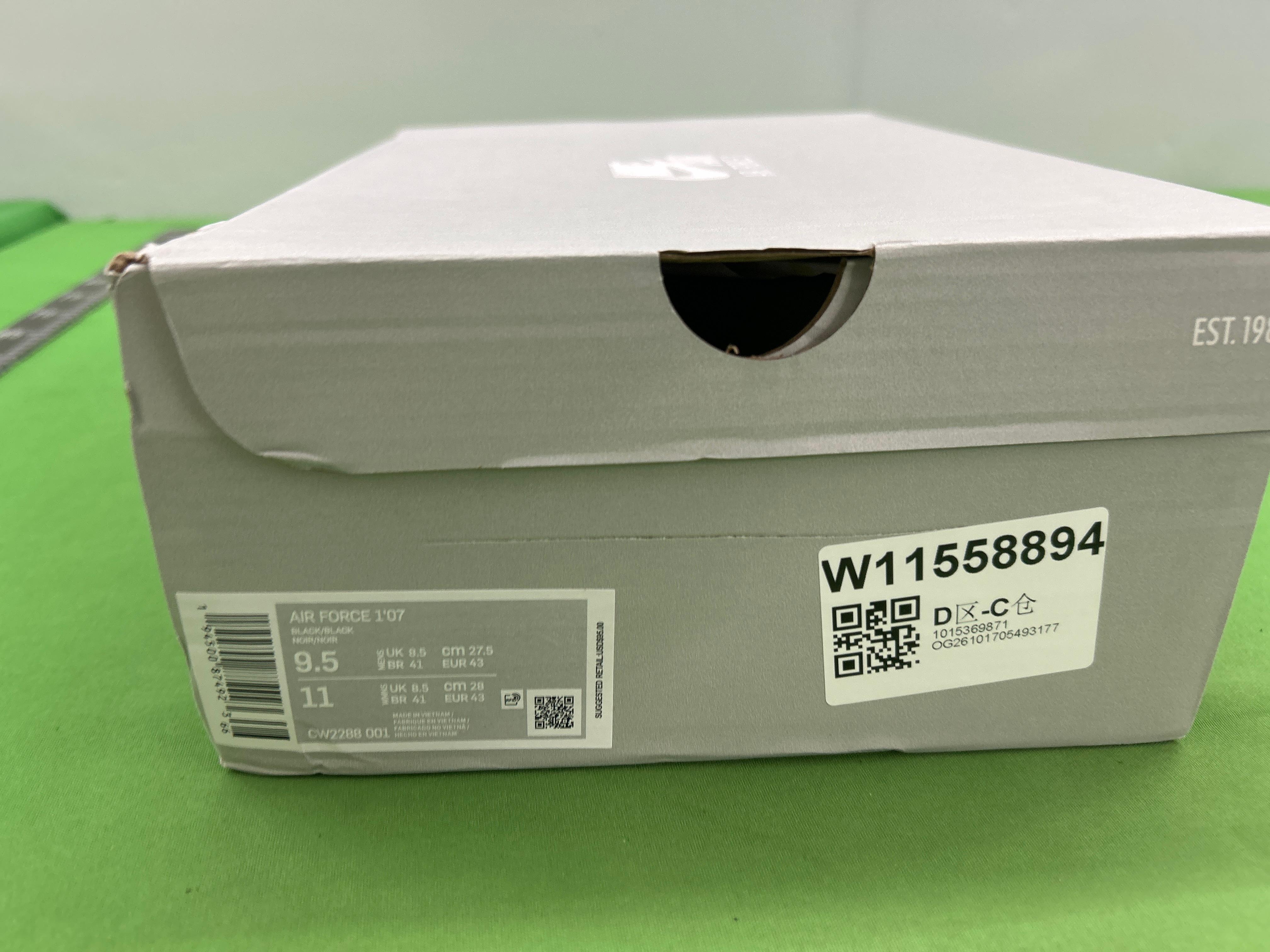 Foto QC 1 de Nike Air Force 1 Low '07 Black CW2288-001
