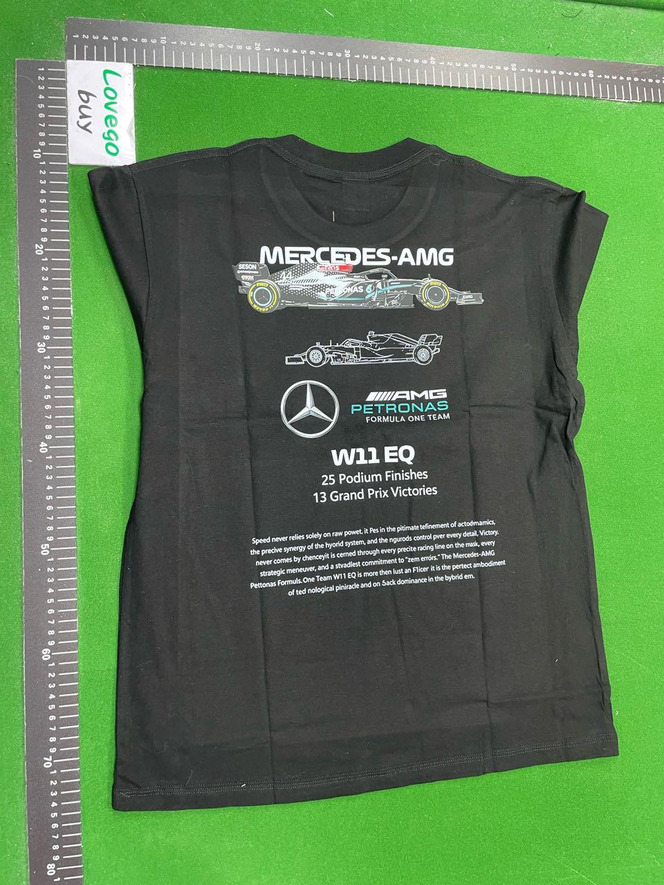Foto QC 2 de Mercedes-AMG Petronas W11 EQ T-shirt Black