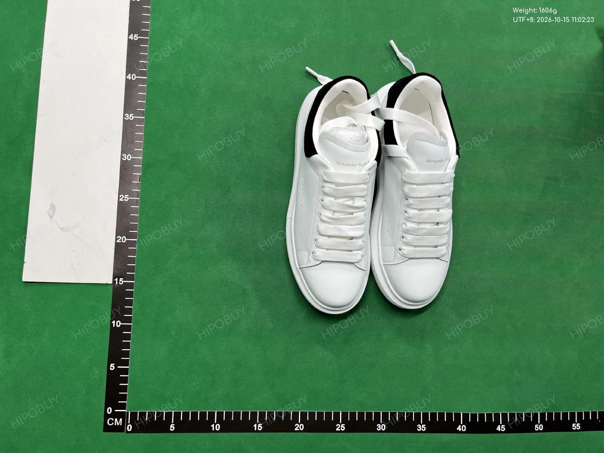 Foto QC 6 de Alexander McQueen Oversized Leather Platform Sneakers Black YUTB0604ZXL