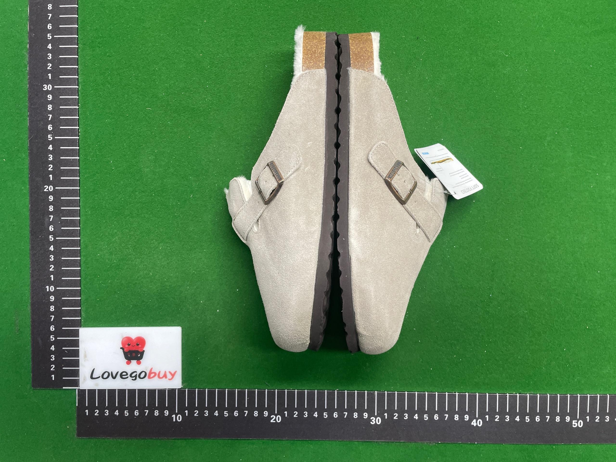Foto QC 1 de Birkenstock Boston Shearling Taupe Suede