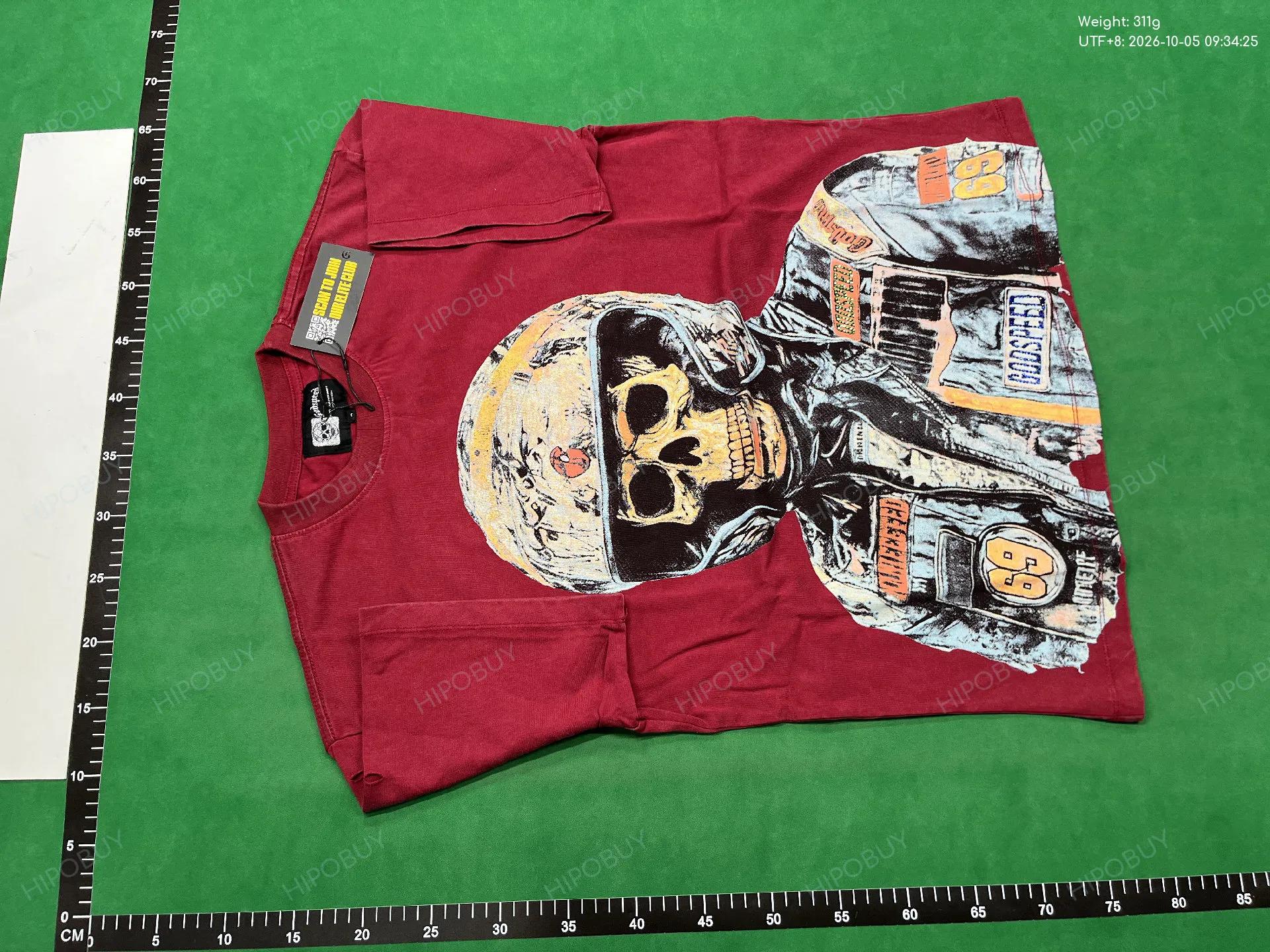 Foto QC 2 de Hellstar Saints Global T-shirt Skull Crown of Thorns Black