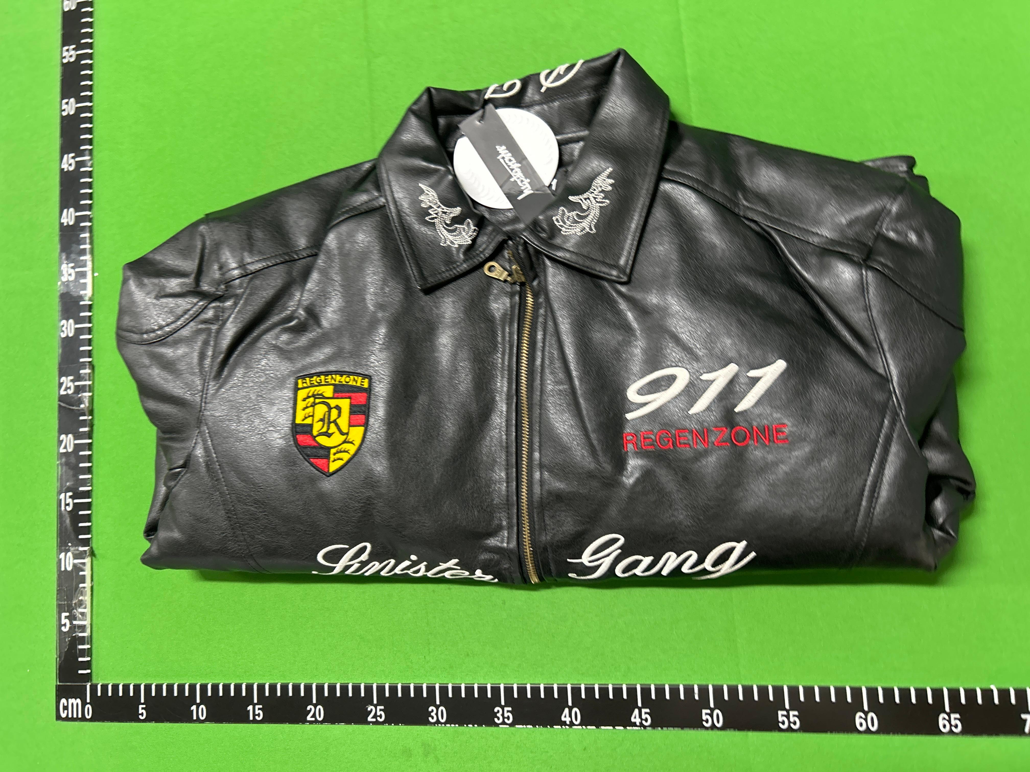 Foto QC 5 de The Weeknd Toronto Raptors Varsity Jacket Studded PU Leather Black
