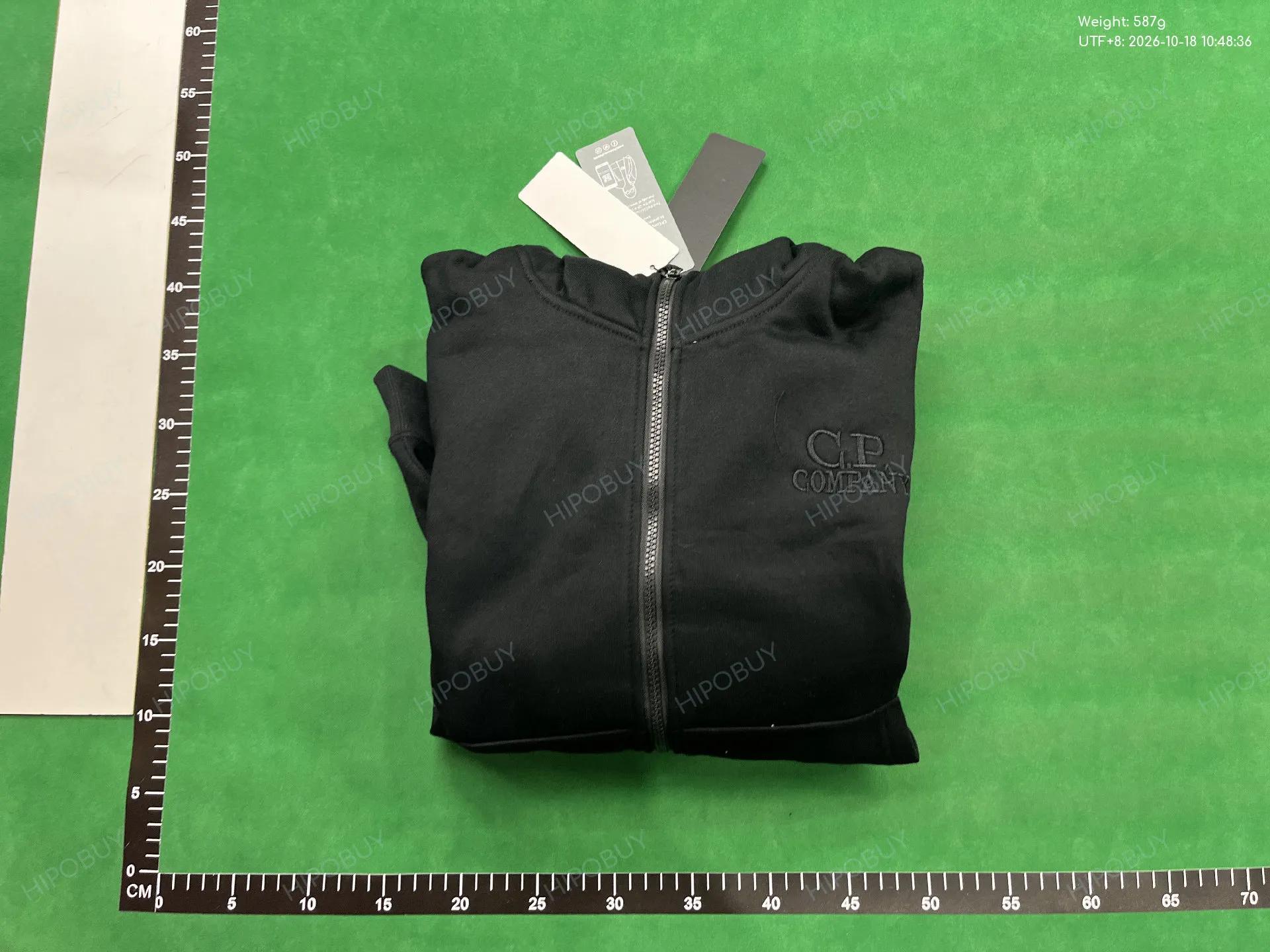 Foto QC 8 de C.P. Company Hoodie Jacket Goggle Logo Patch Black