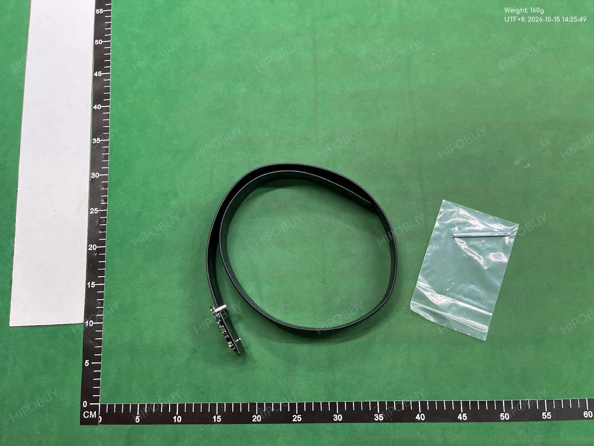Foto QC 4 de Amiri Logo Plaque Belt White