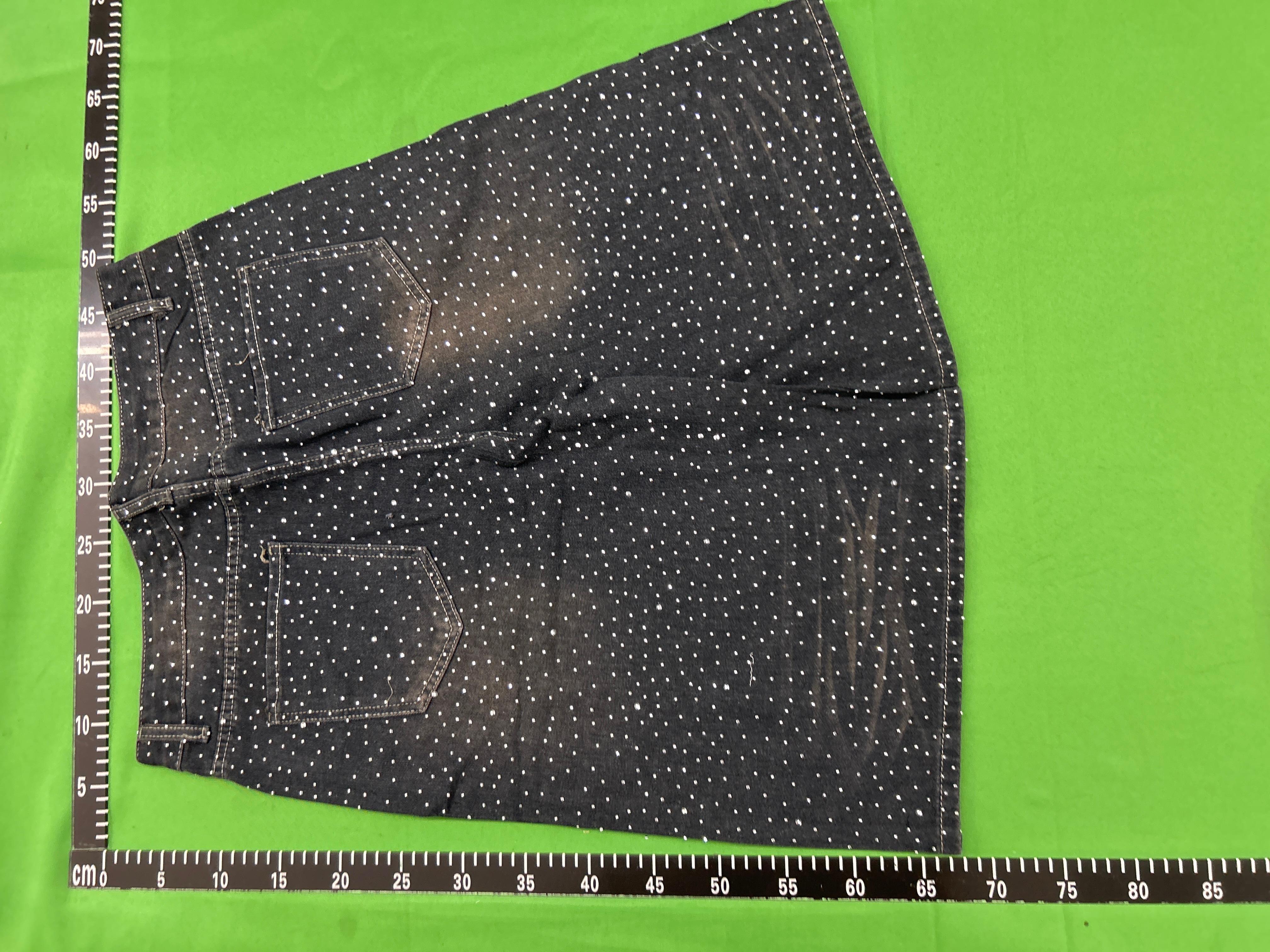 Foto QC 4 de Vale Sports Division Valley Denim Shorts Patchwork Studded Black