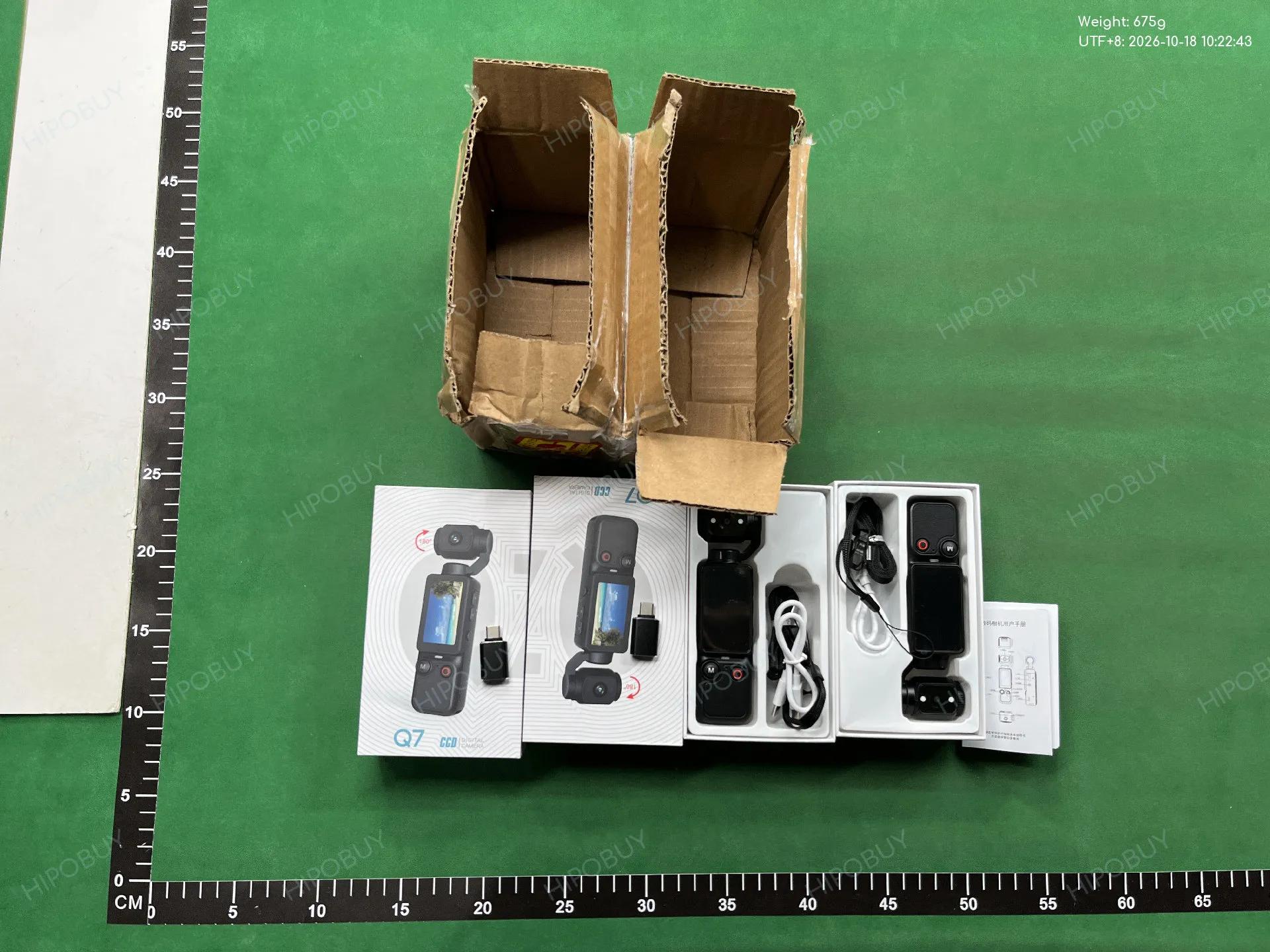 Foto QC 3 de Generic Pocket Gimbal Camera Action Camera Deep Black