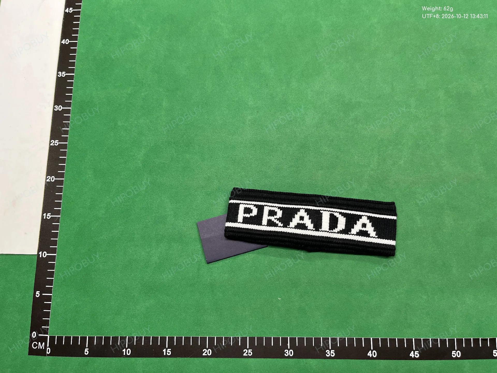 Foto QC 1 de Prada Logo Headband Grey