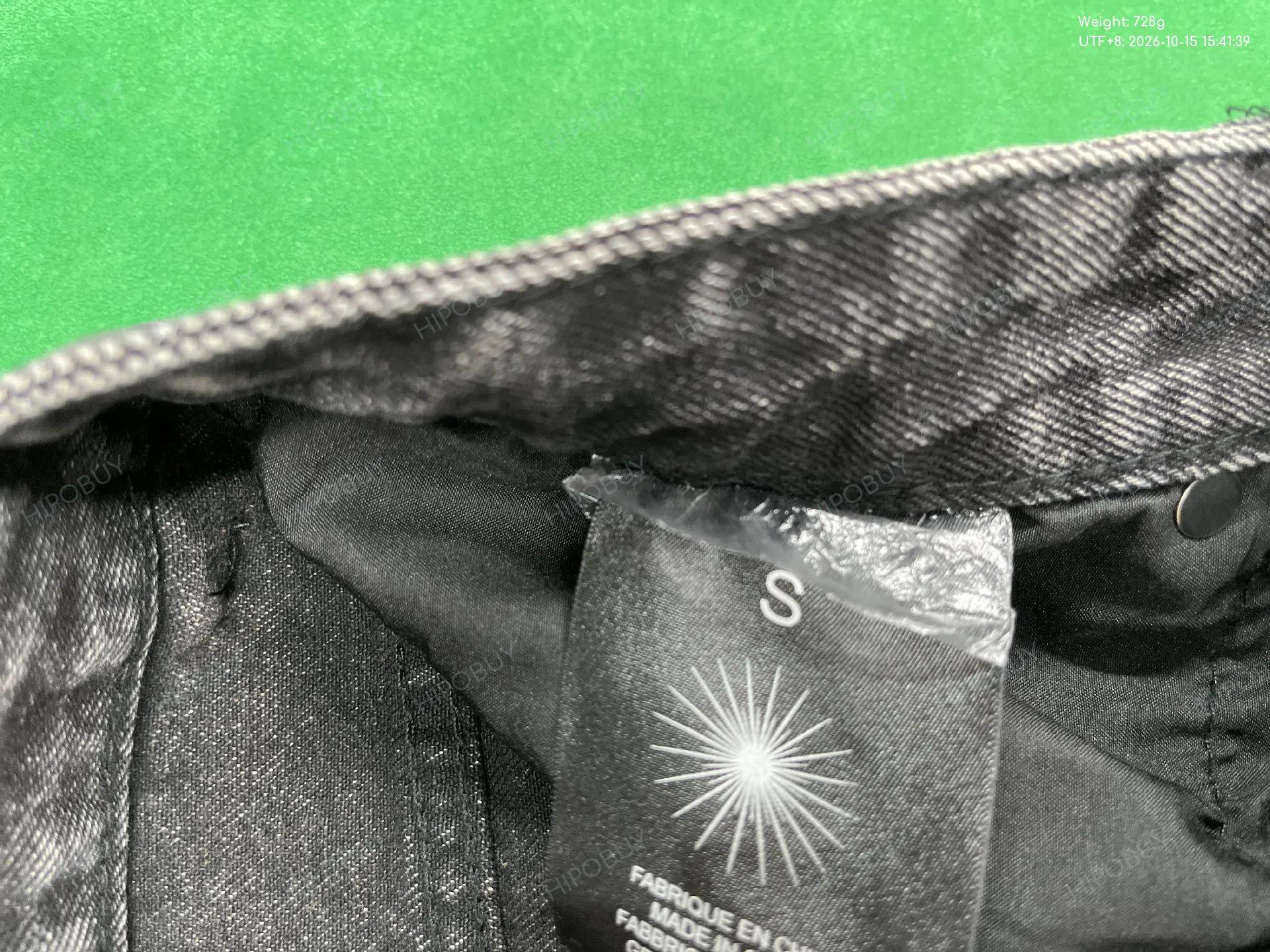 Foto QC 5 de Balenciaga Lost Tape Jeans Flared Distressed Washed Black
