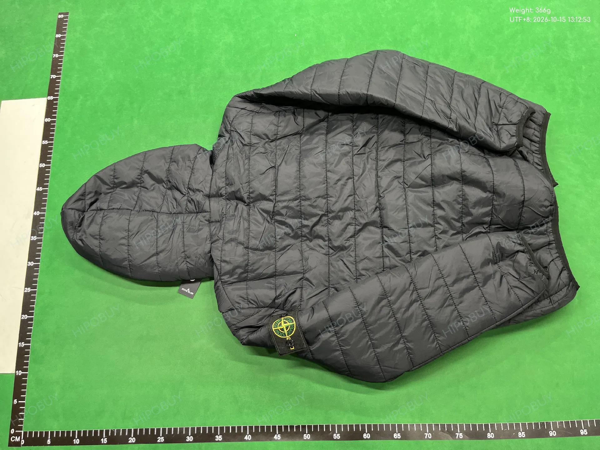 Foto QC 3 de Stone Island Hooded Down Jacket Lightweight Black