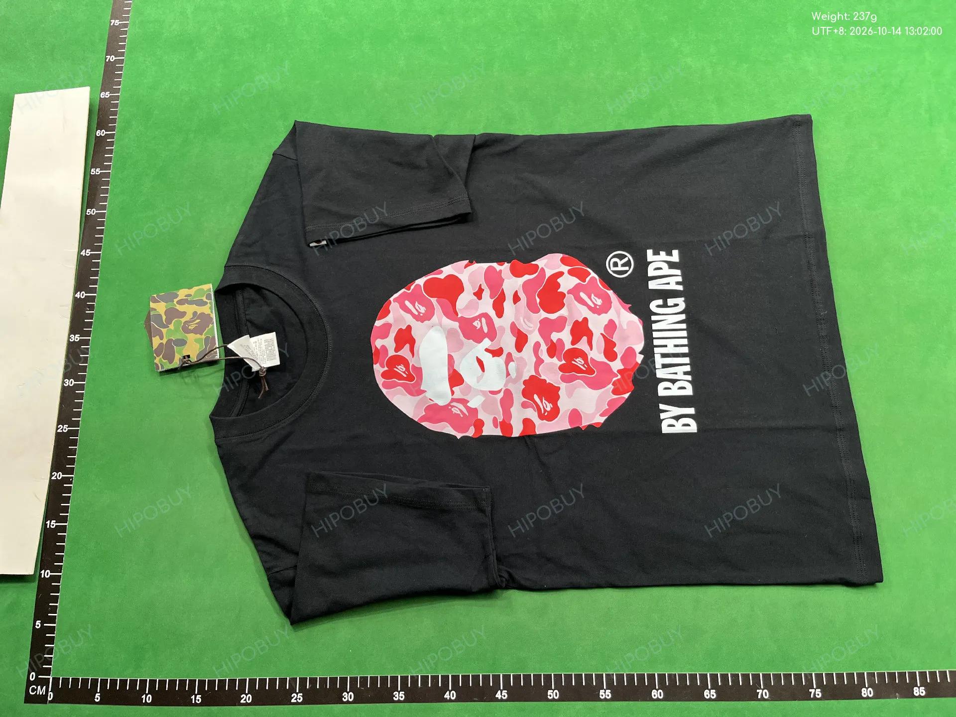 Foto QC 6 de BAPE ABC Camo By Bathing Ape T-shirt White/Pink
