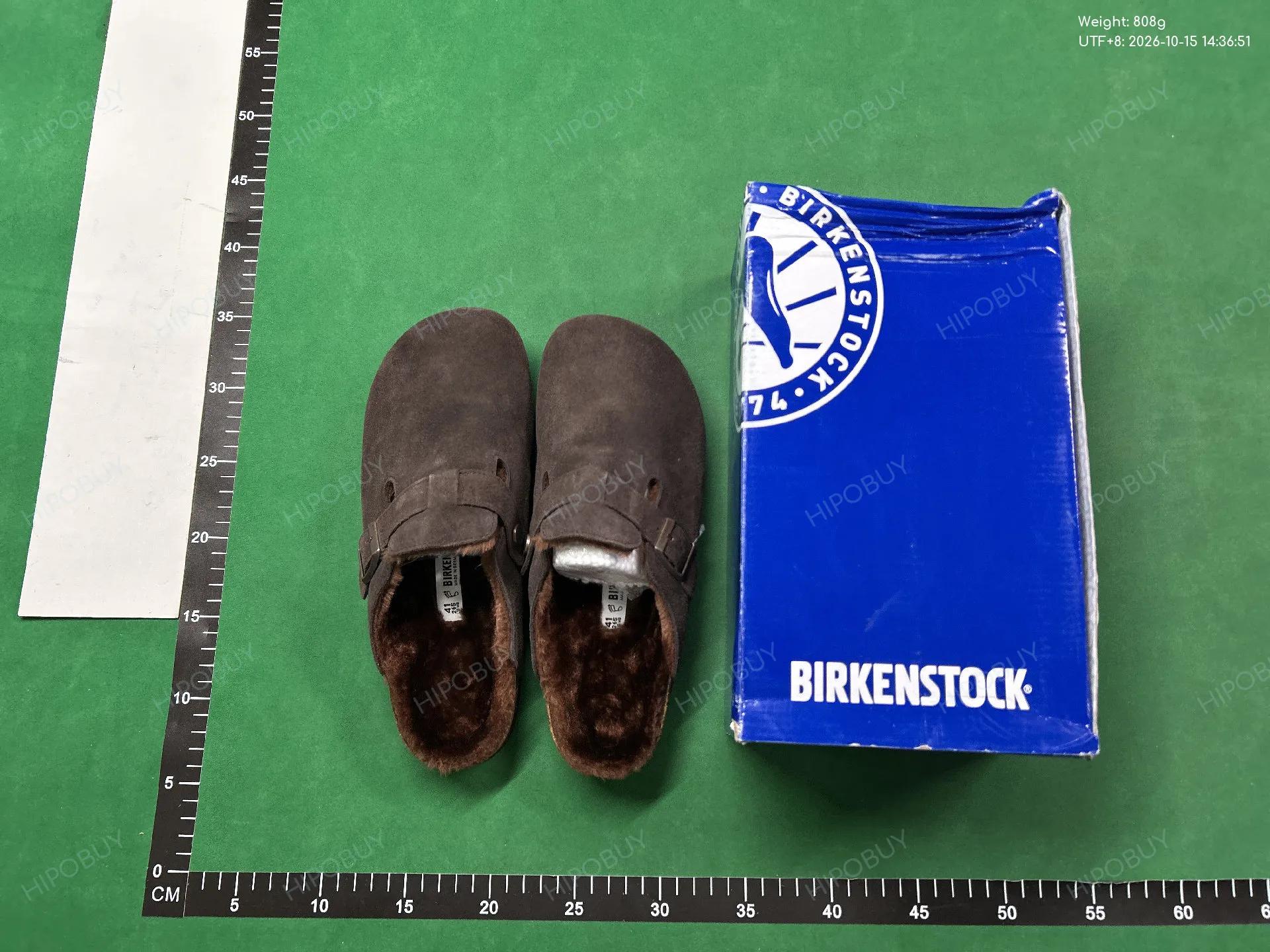 Foto QC 6 de Birkenstock Boston Shearling Taupe Suede