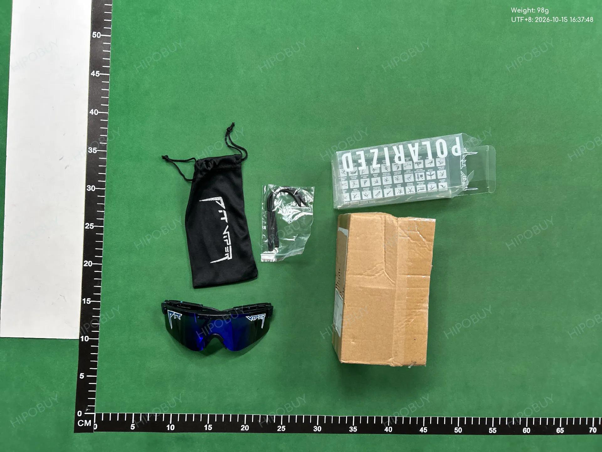 Foto QC 3 de Other Shield Plastic Sunglasses White Purple Green (DX144)