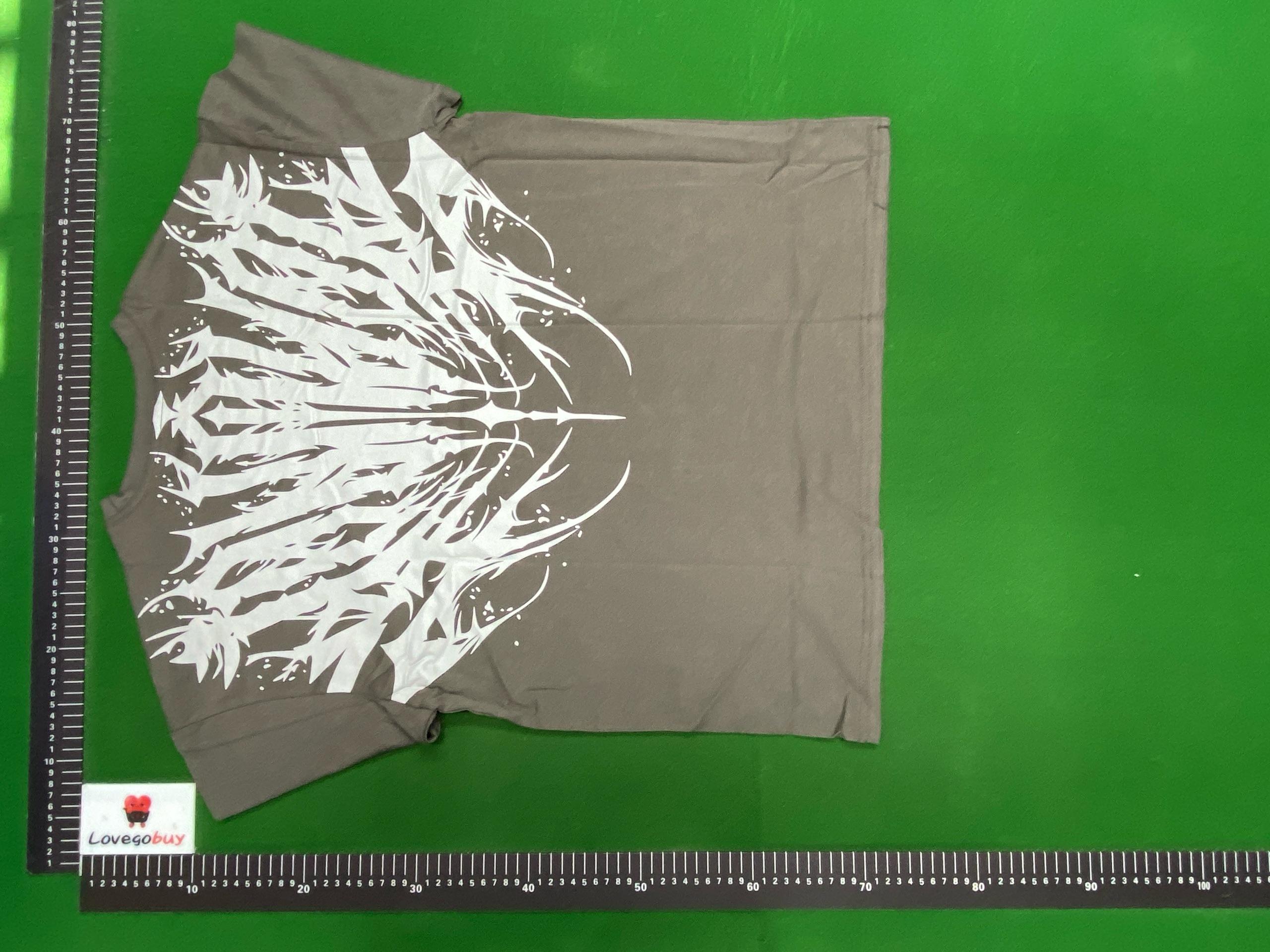 Foto QC 6 de YOUNGLA T-shirt Gothic Graphic Charcoal