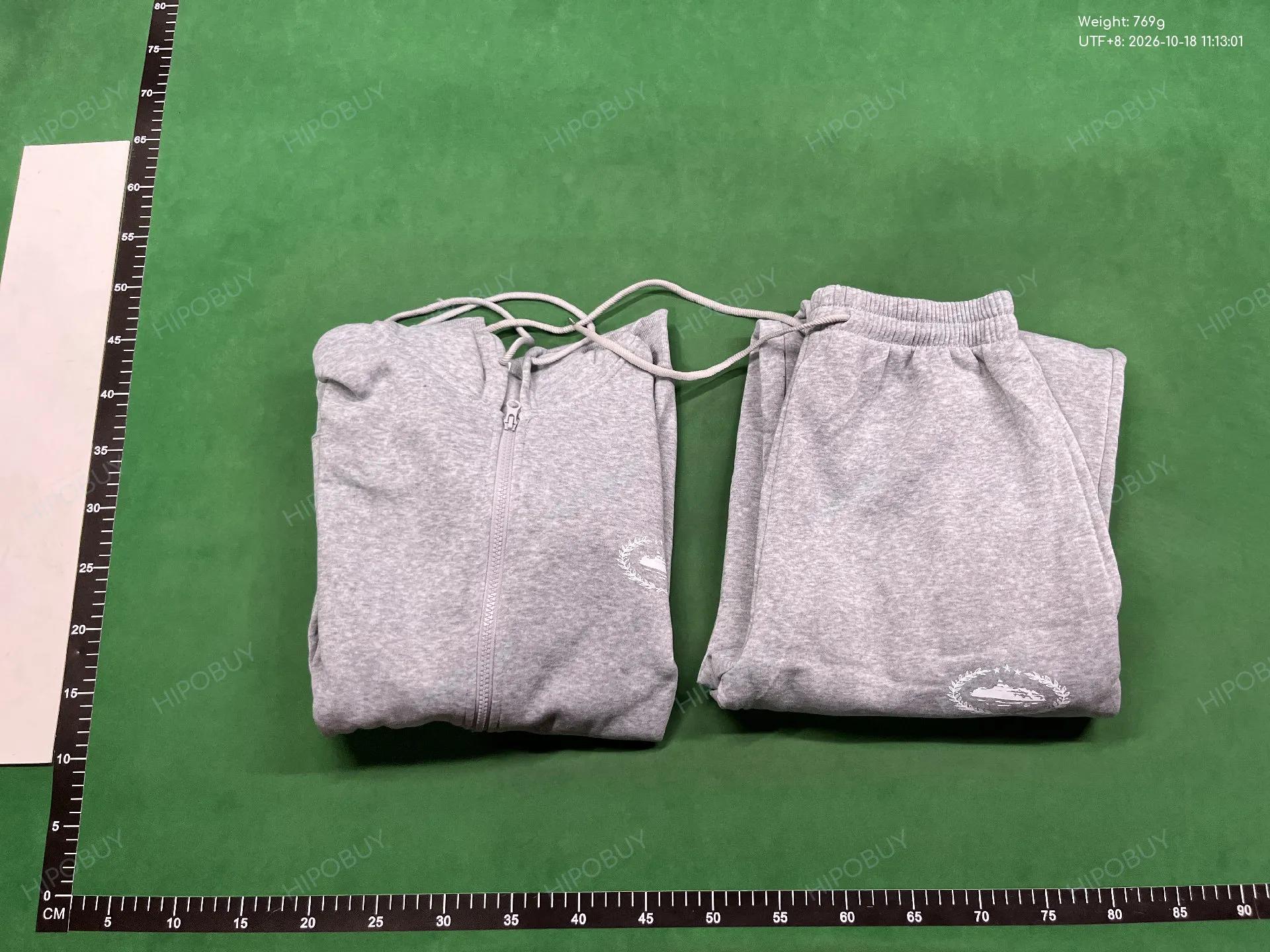 Foto QC 4 de Corteiz HMP Sweatpants Open Hem Heather Grey