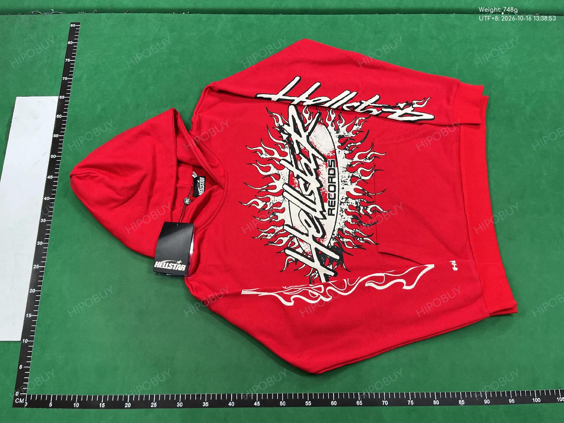 Foto QC 6 de Hellstar Path To Paradise Sweater Graphic Hoodie Blue