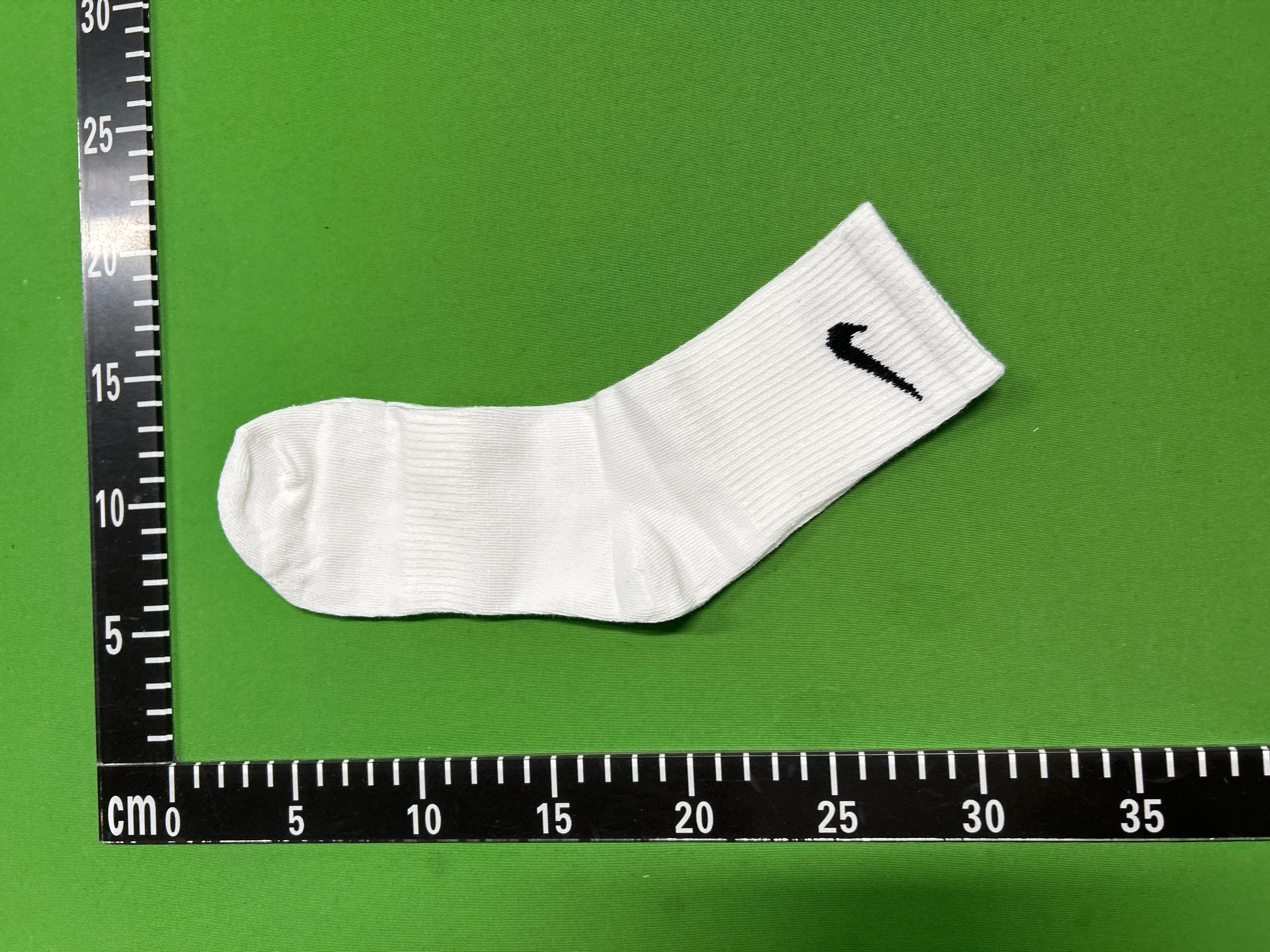 Foto QC 3 de Nike Just Do It Crew Socks Swoosh Black White