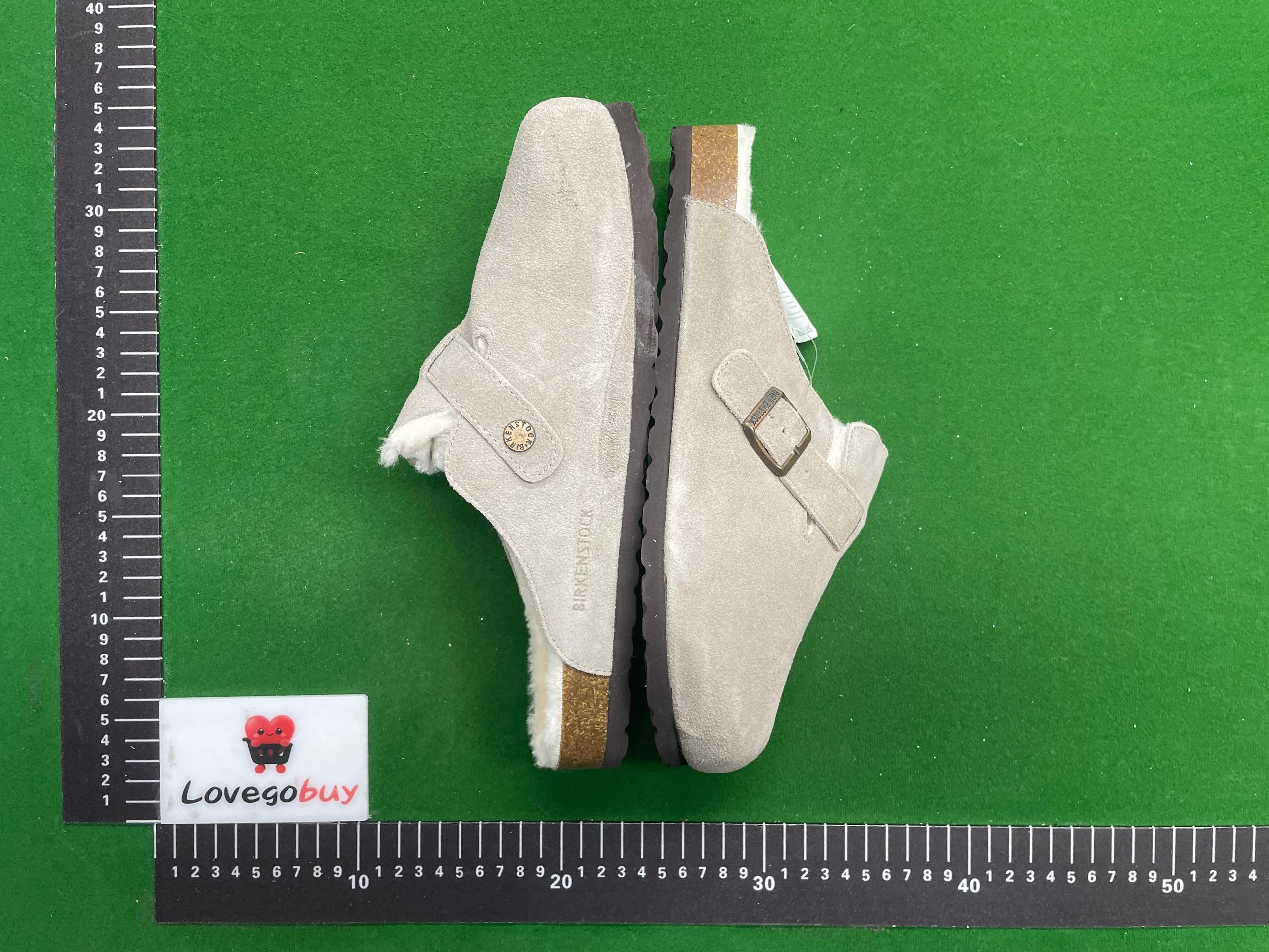 Foto QC 2 de Birkenstock Boston Shearling Taupe Suede