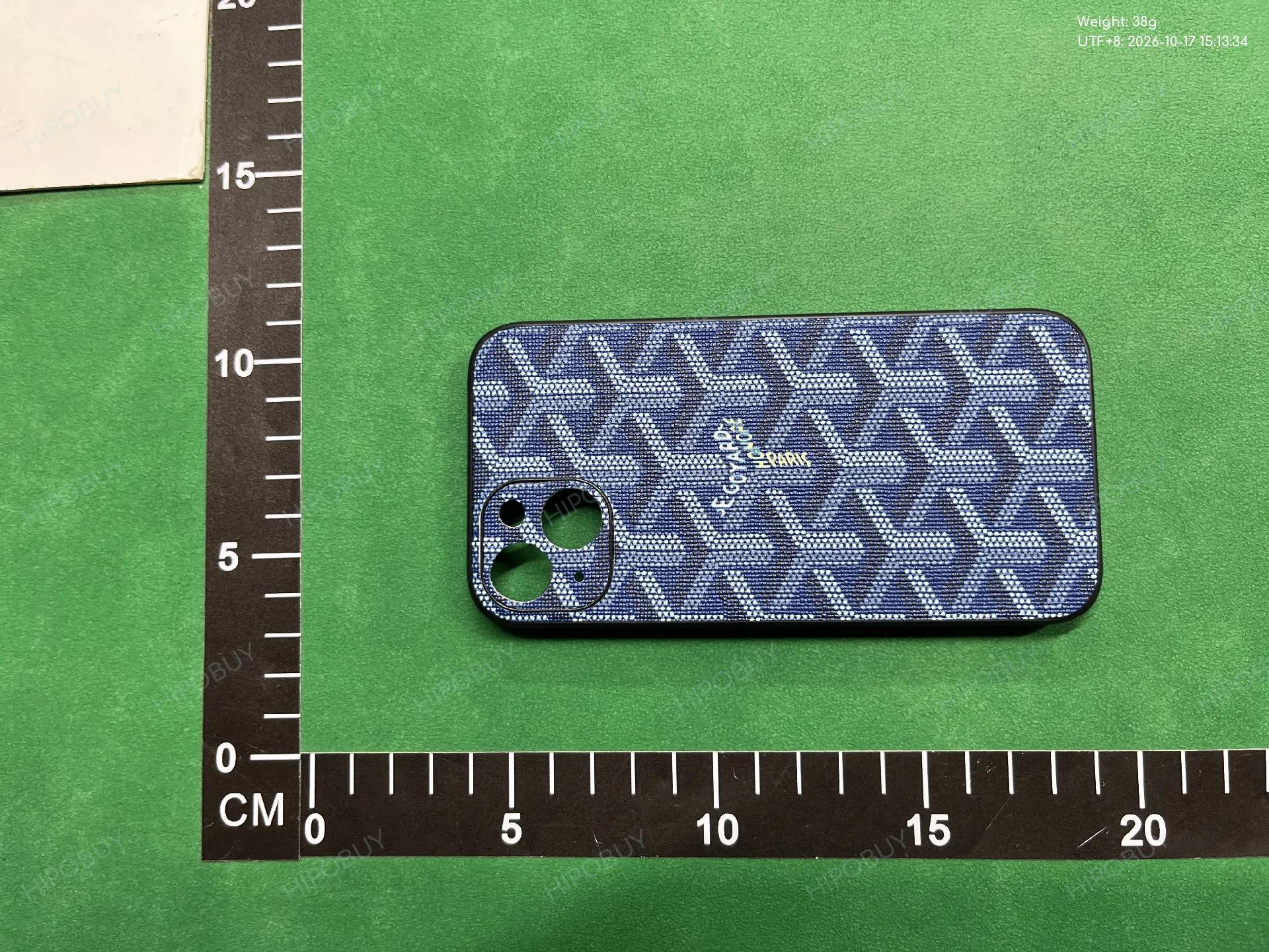 Foto QC 1 de Goyard Leather Case for iPhone 16 Pro Max White