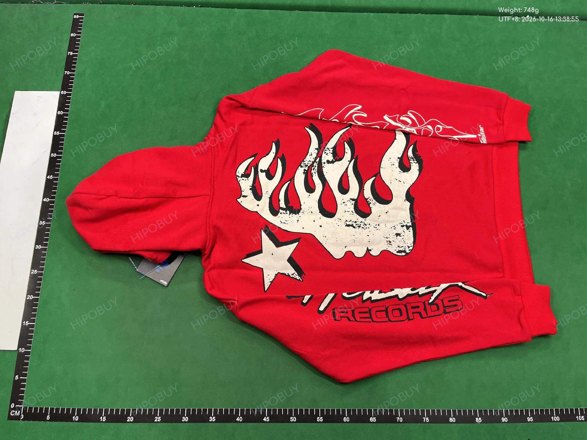 Foto QC 7 de Hellstar Path To Paradise Sweater Graphic Hoodie Blue