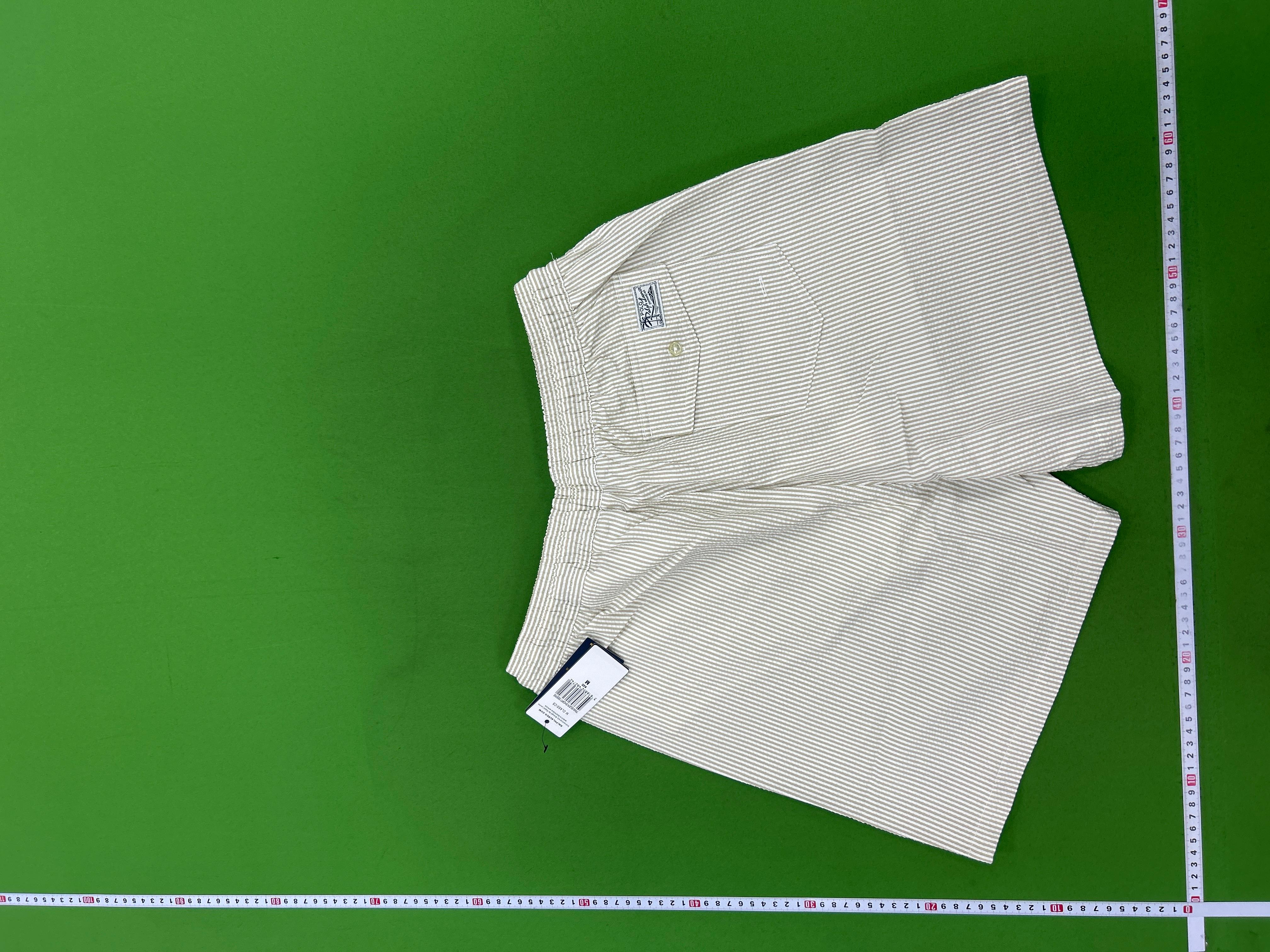 Foto QC 4 de Polo Ralph Lauren Traveller Board Shorts Classic Fit Seersucker Blue White Striped