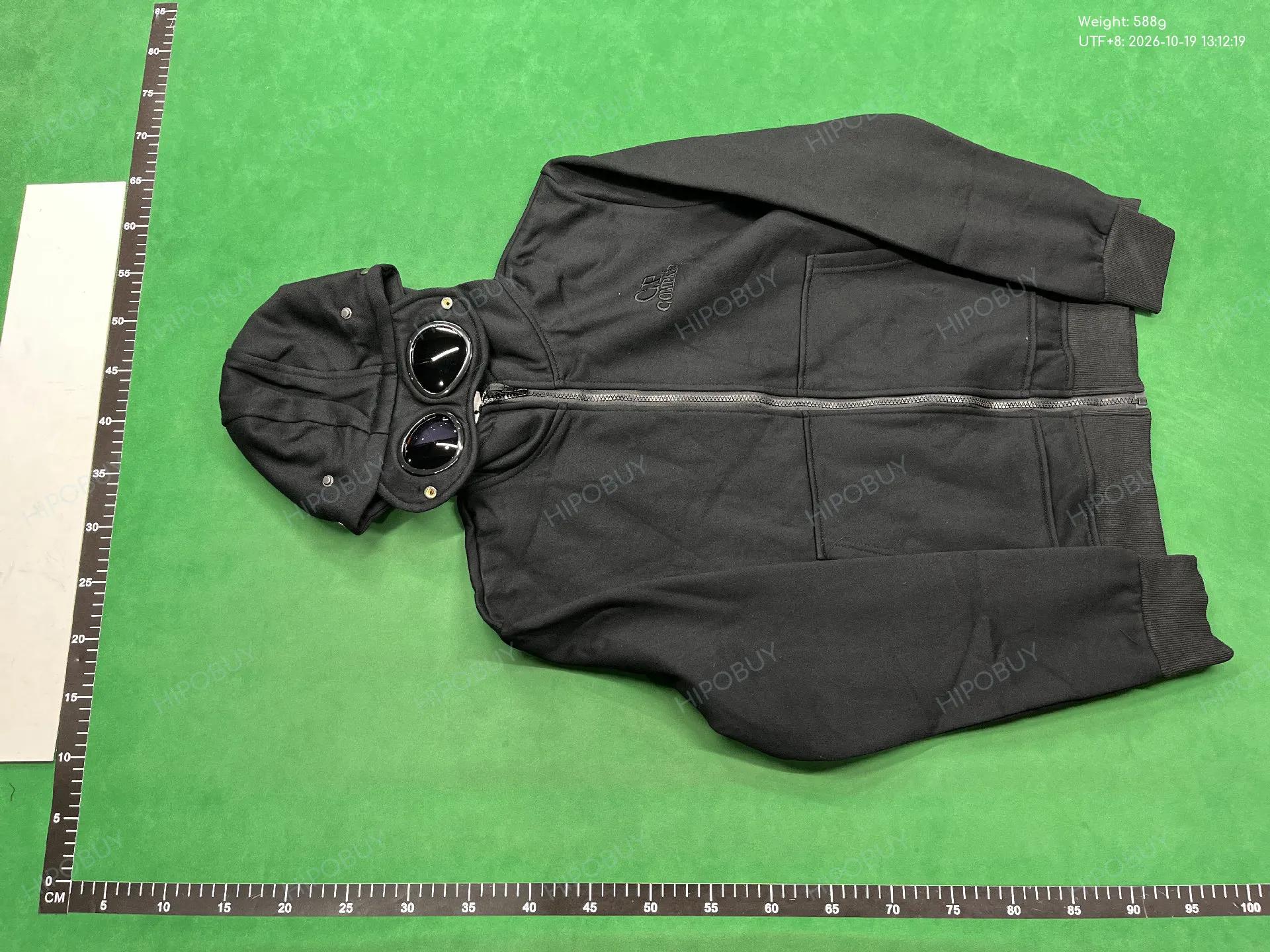 Foto QC 2 de C.P. Company Hoodie Jacket Goggle Logo Patch Black