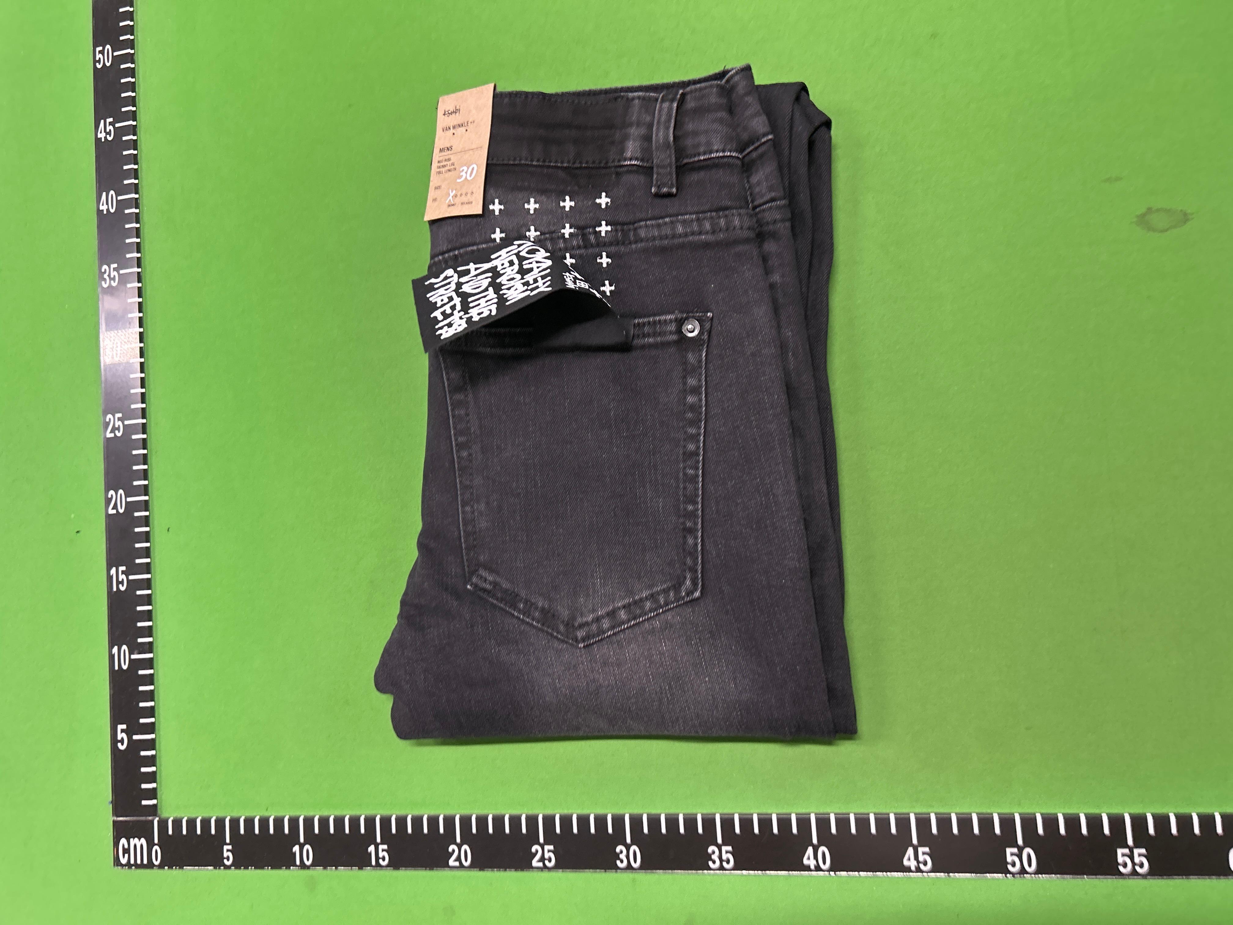 Foto QC 1 de Ksubi Van Winkle Jeans Royalty Heroism and the Streets Black
