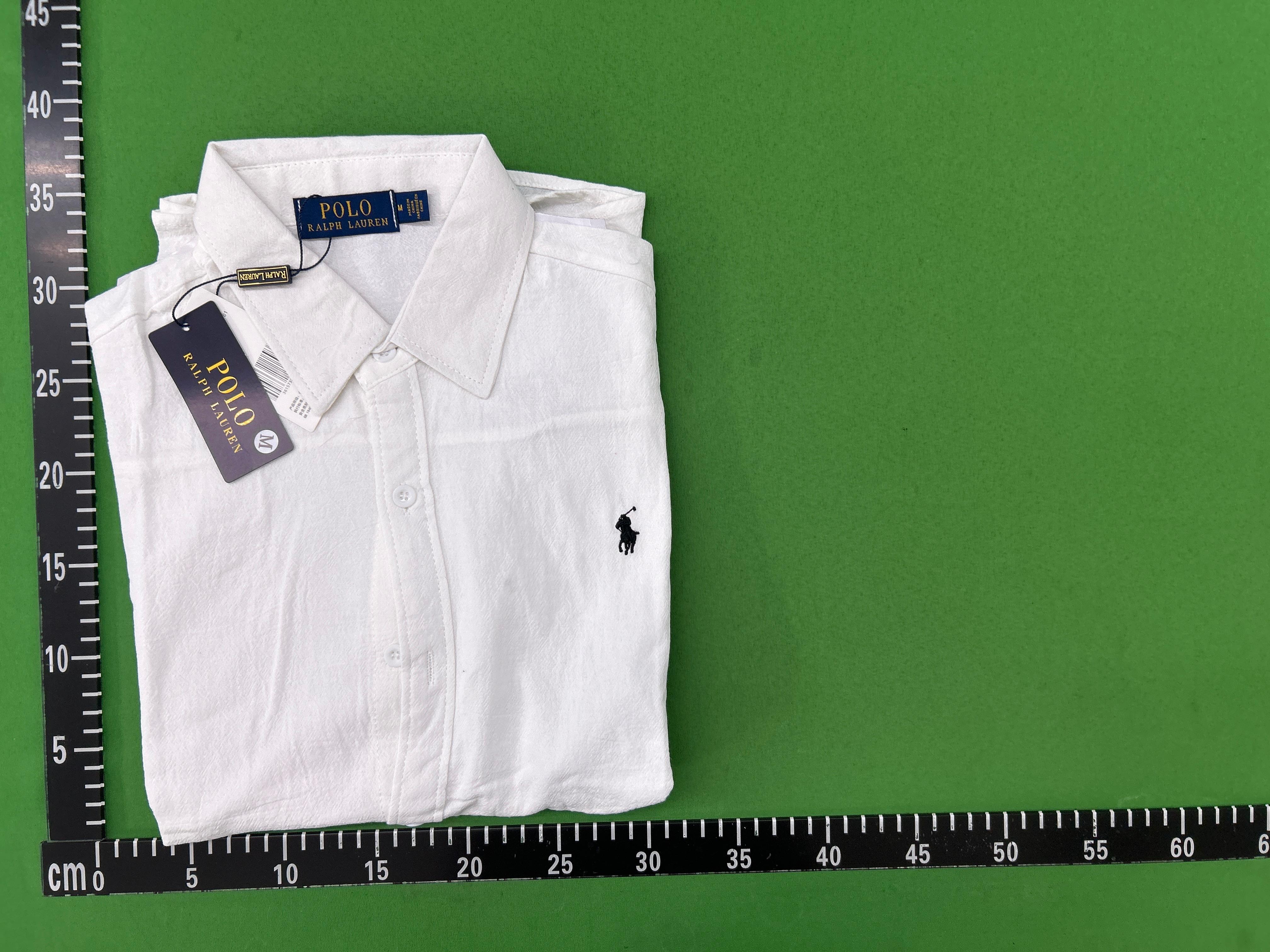 Foto QC 5 de Polo Ralph Lauren Shirt Short Sleeve Linen White