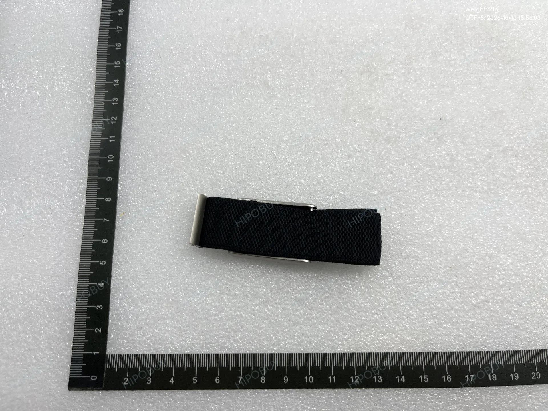Foto QC 7 de Other Elastic Nylon Watch Band for Whoop 5.0 MG Black Stripe