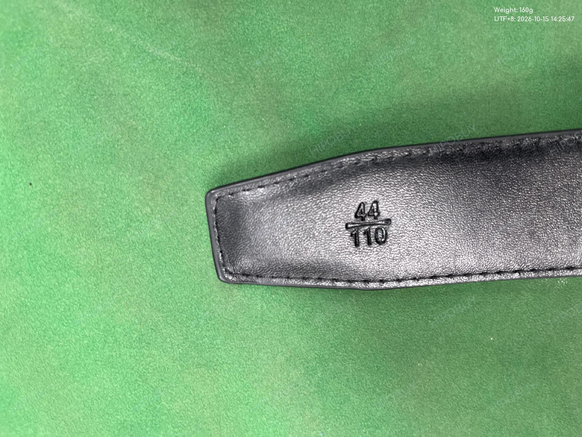 Foto QC 1 de Amiri Logo Plaque Belt White