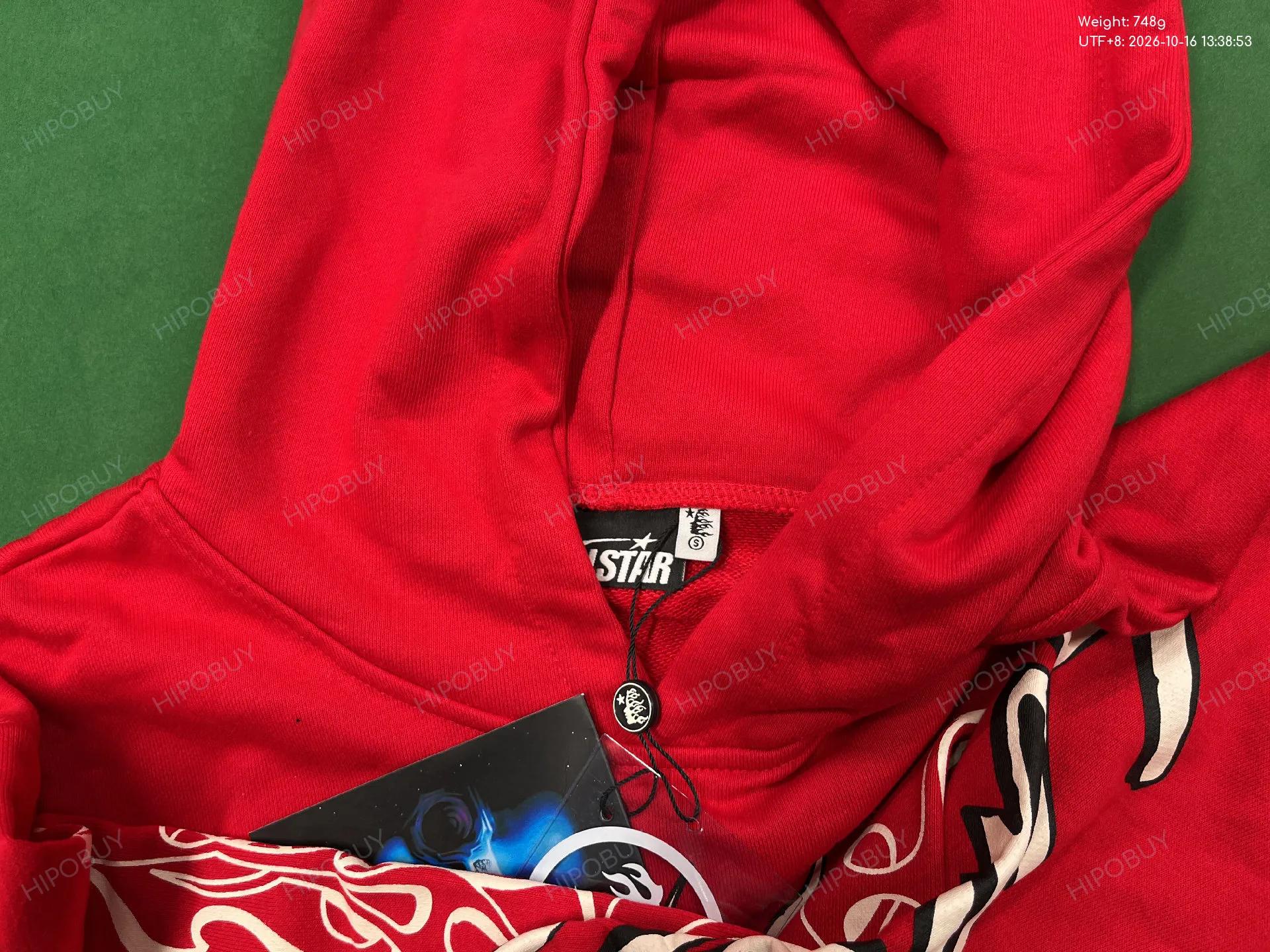 Foto QC 5 de Hellstar Path To Paradise Sweater Graphic Hoodie Blue