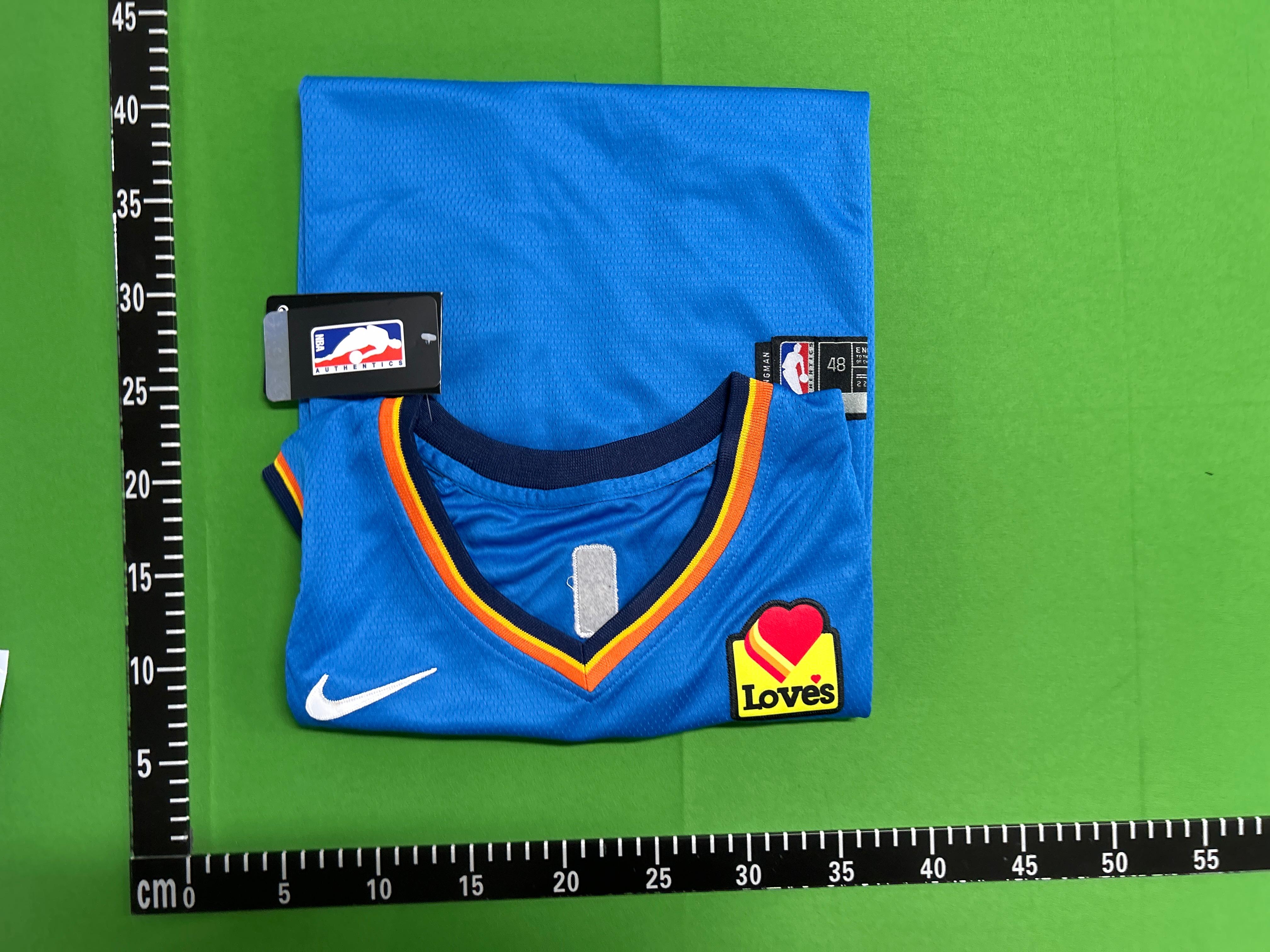 Foto QC 5 de Nike Oklahoma City Thunder Icon Edition Jersey Blue