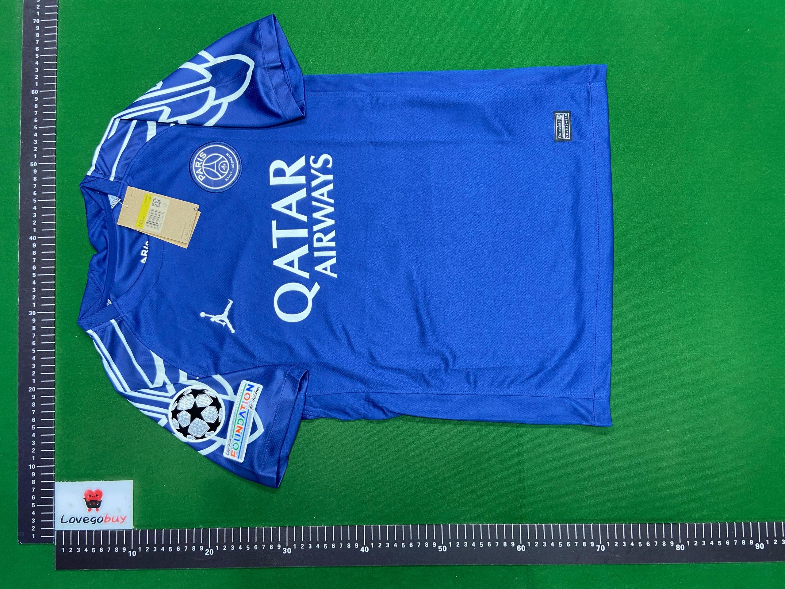 Foto QC 3 de Nike x FC Barcelona 2024/25 Third UEFA Champions League Pedri Jersey Beige