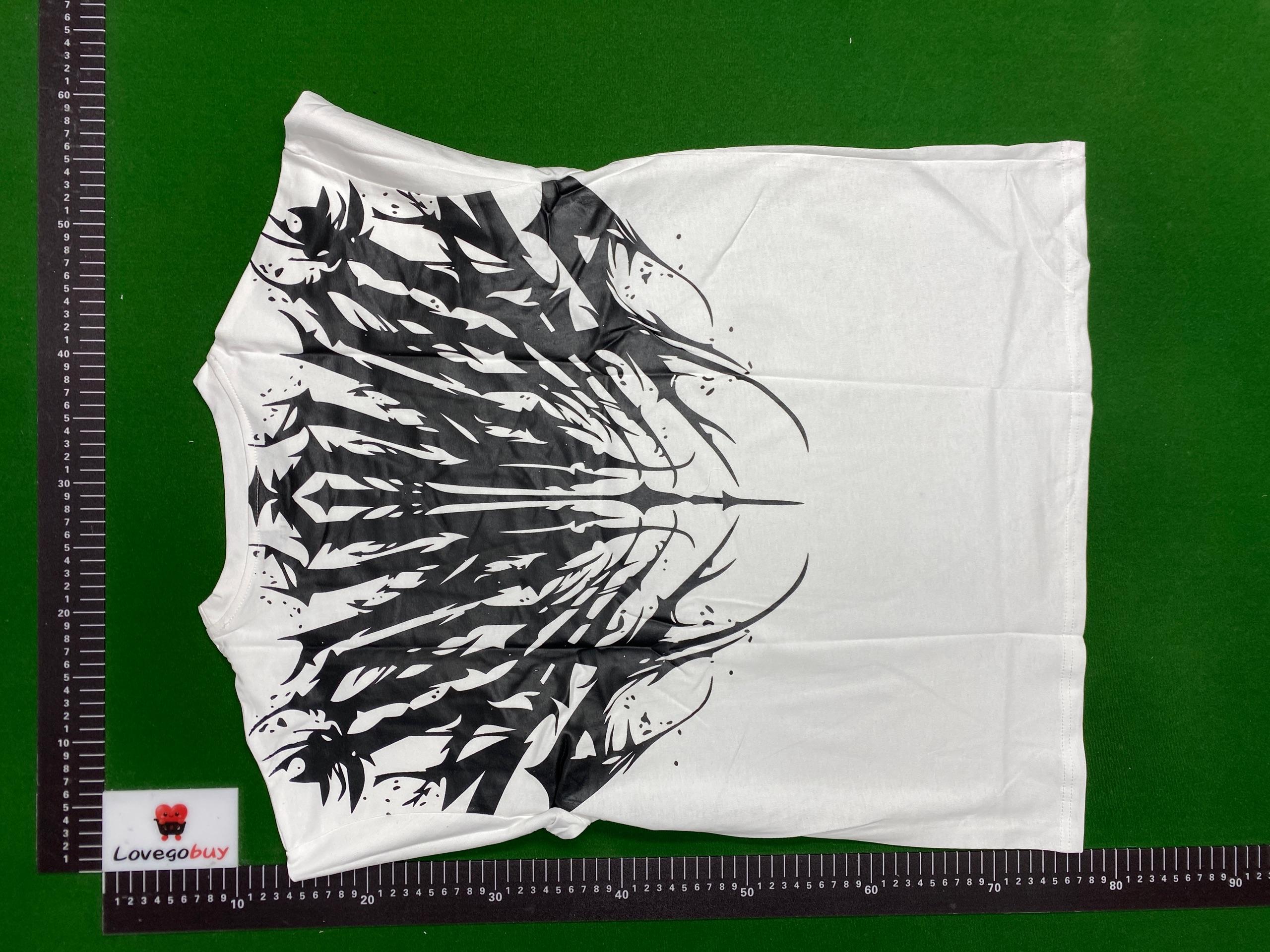 Foto QC 7 de YOUNGLA T-shirt Gothic Graphic Charcoal