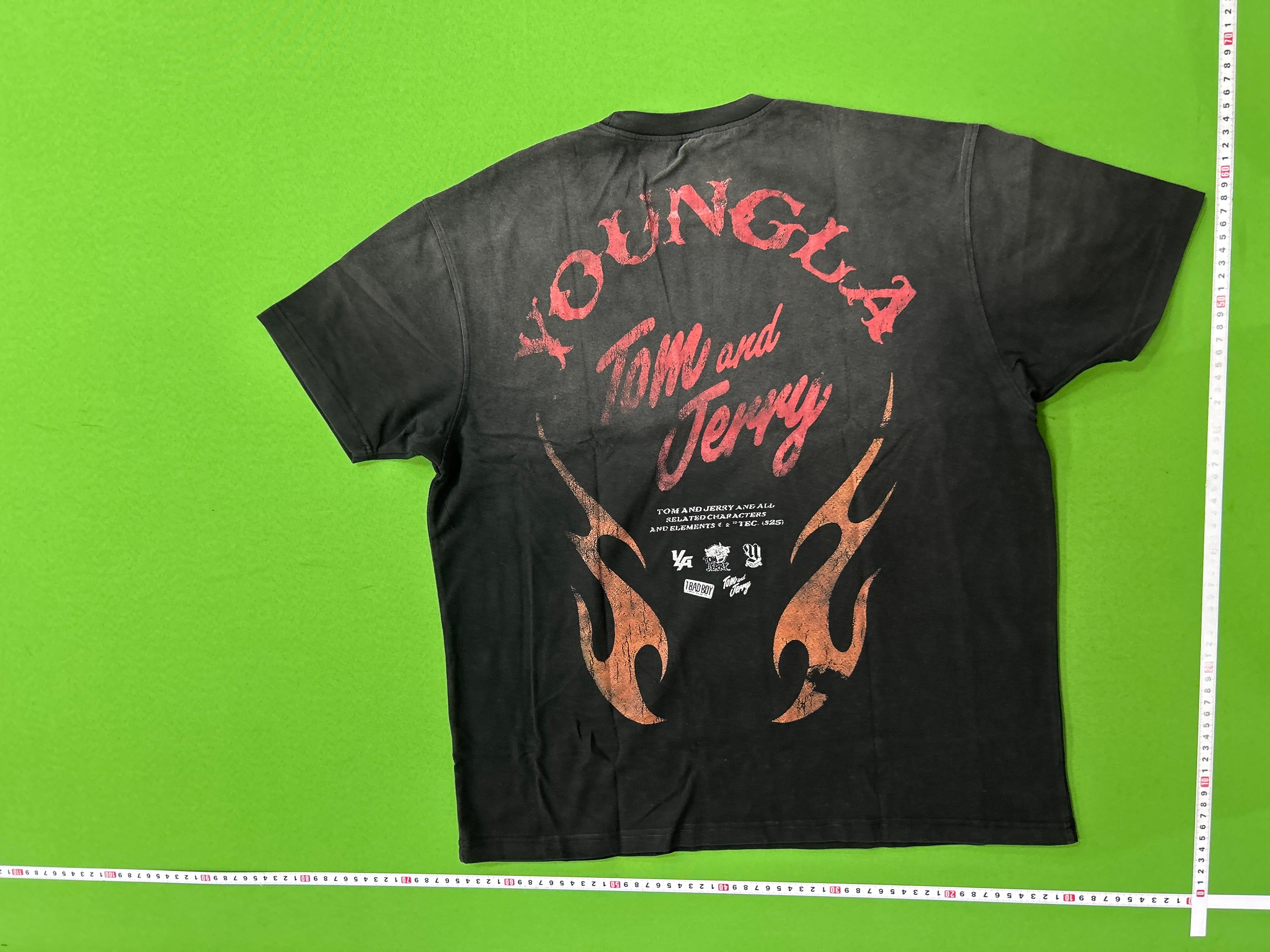 Foto QC 8 de YoungLA x Tom & Jerry 4082 T-shirt Fight Time Beige